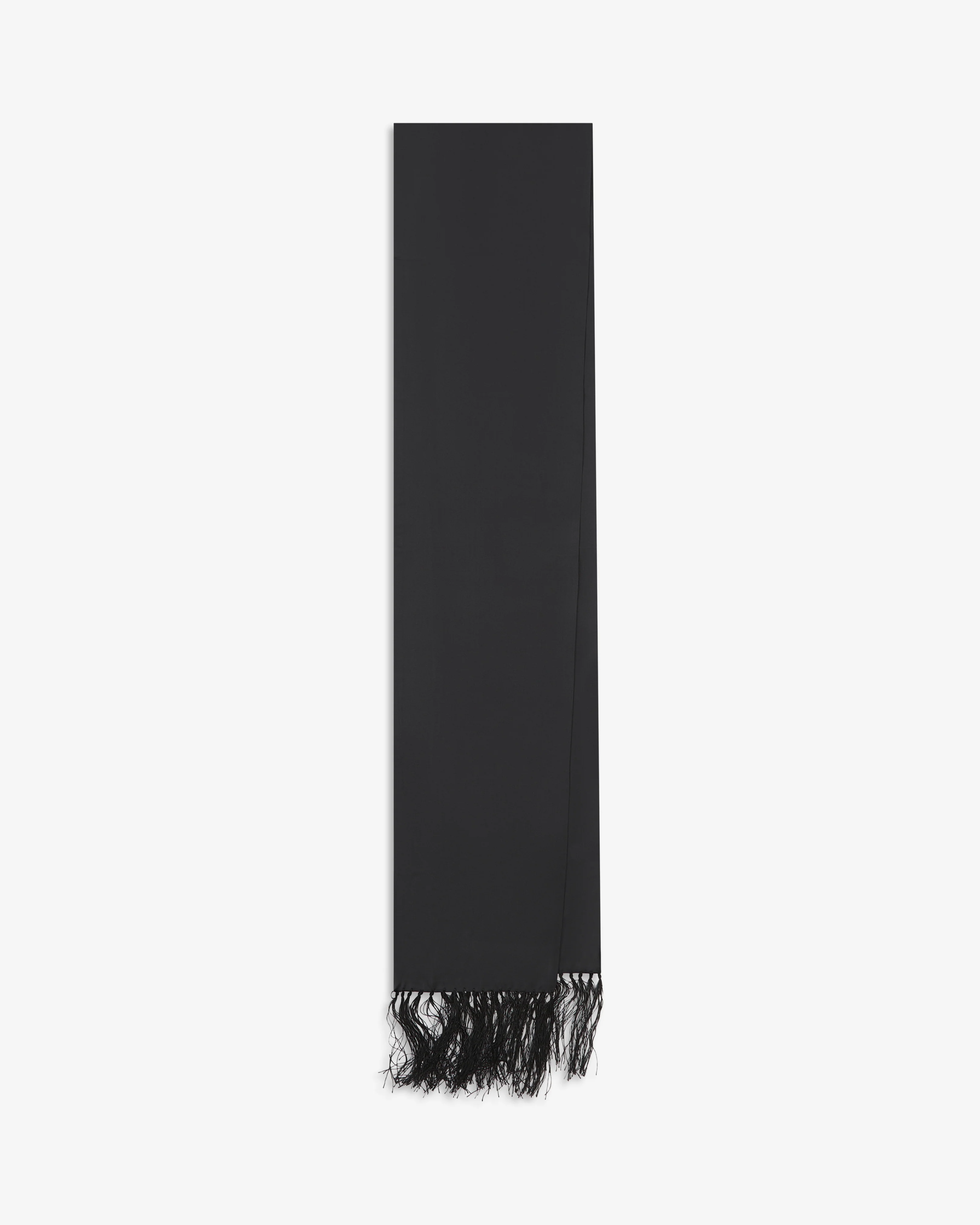 Silk Aviator Scarf in Black - The Air Black Aviator - Image 3