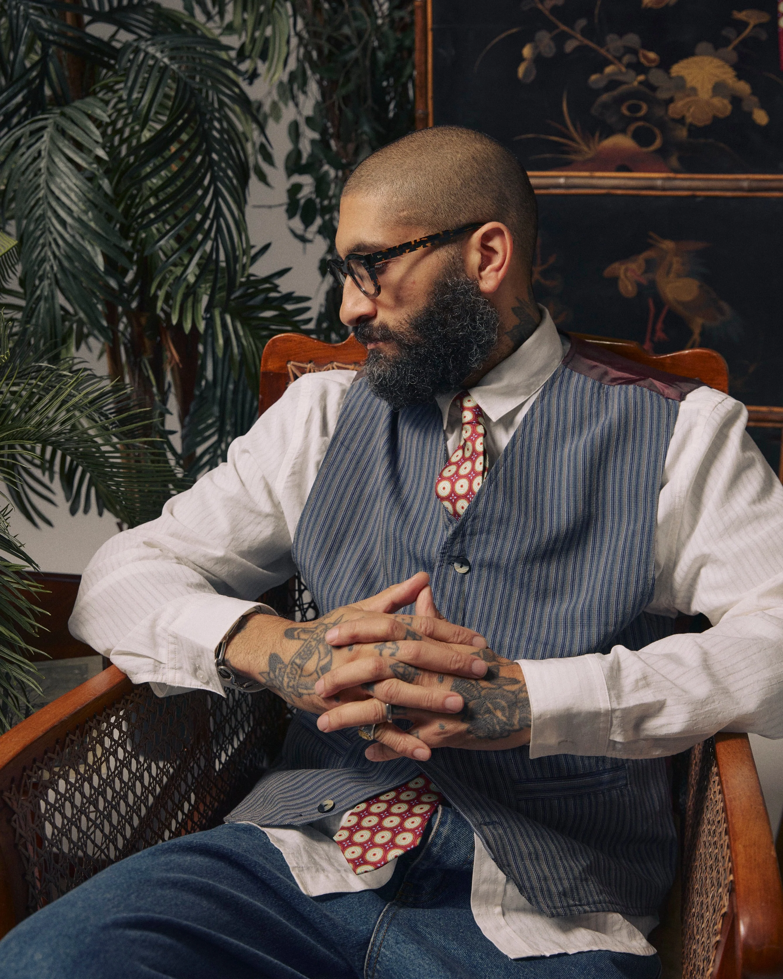 Silk Tie - Bellingham | Gardenia - Image 4