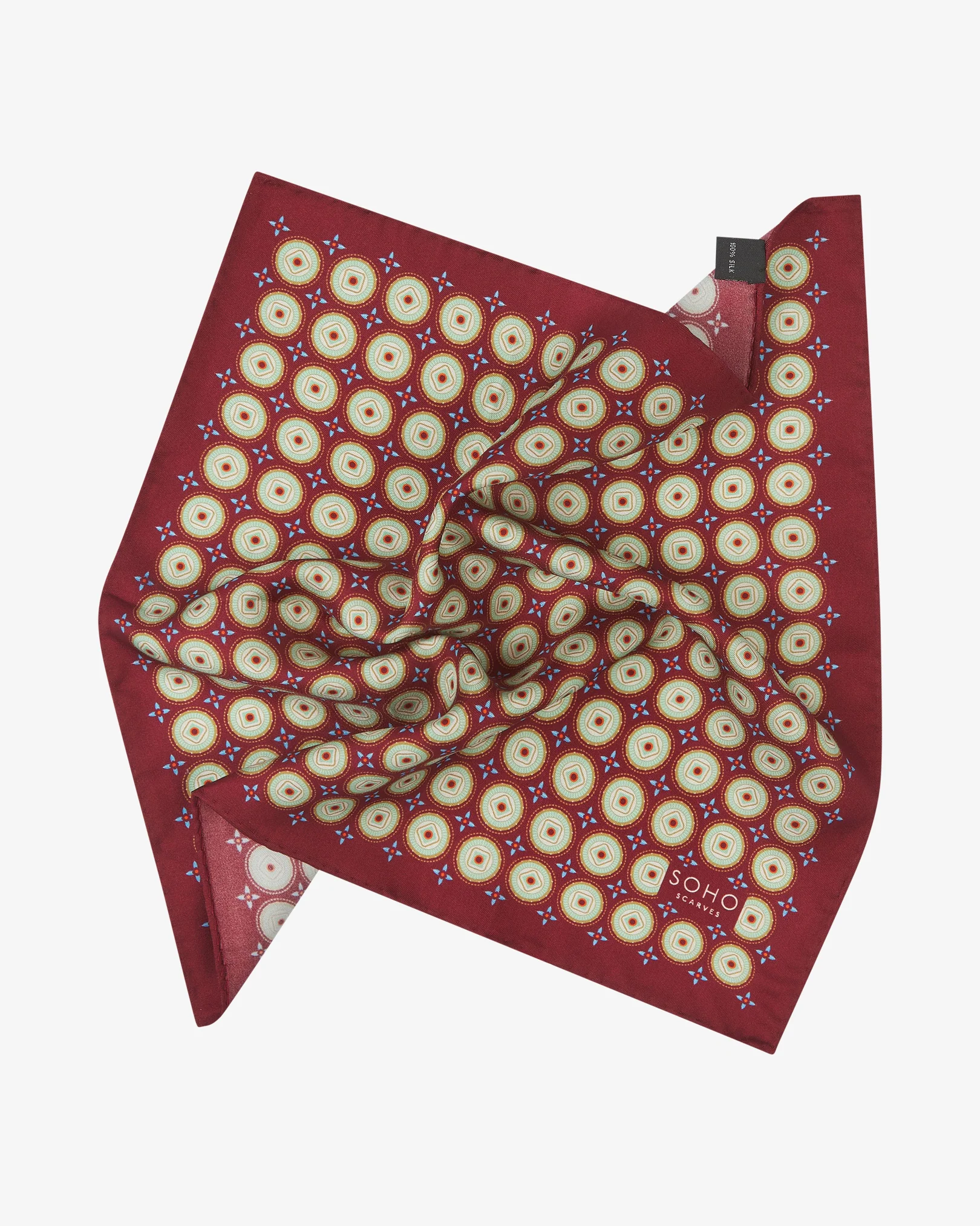 Silk Pocket Square - Bellingham | Gardenia - Image 2