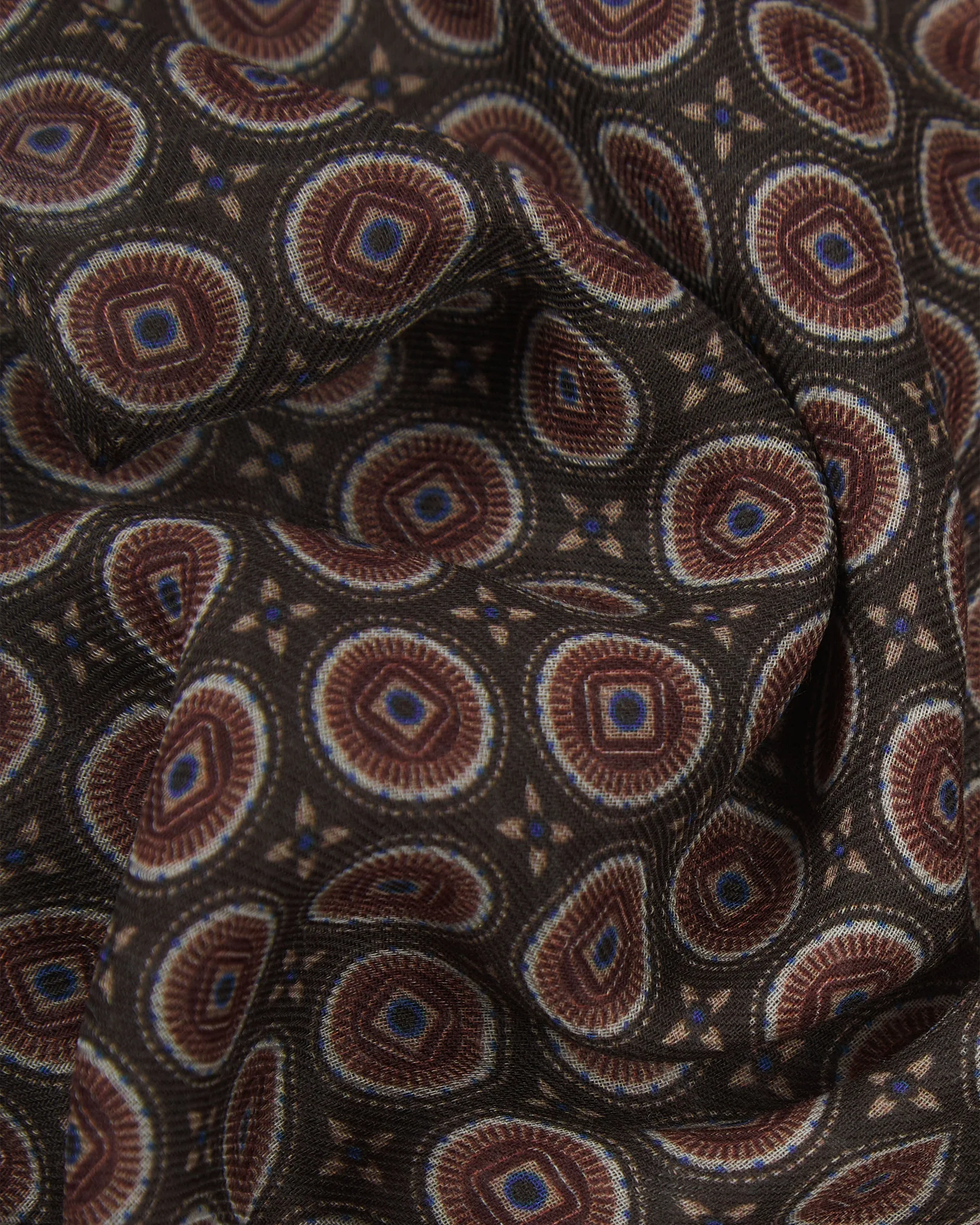 Bellingham Bohemian Lightweight Wide Scarf | Mahogany Daze - Image 2