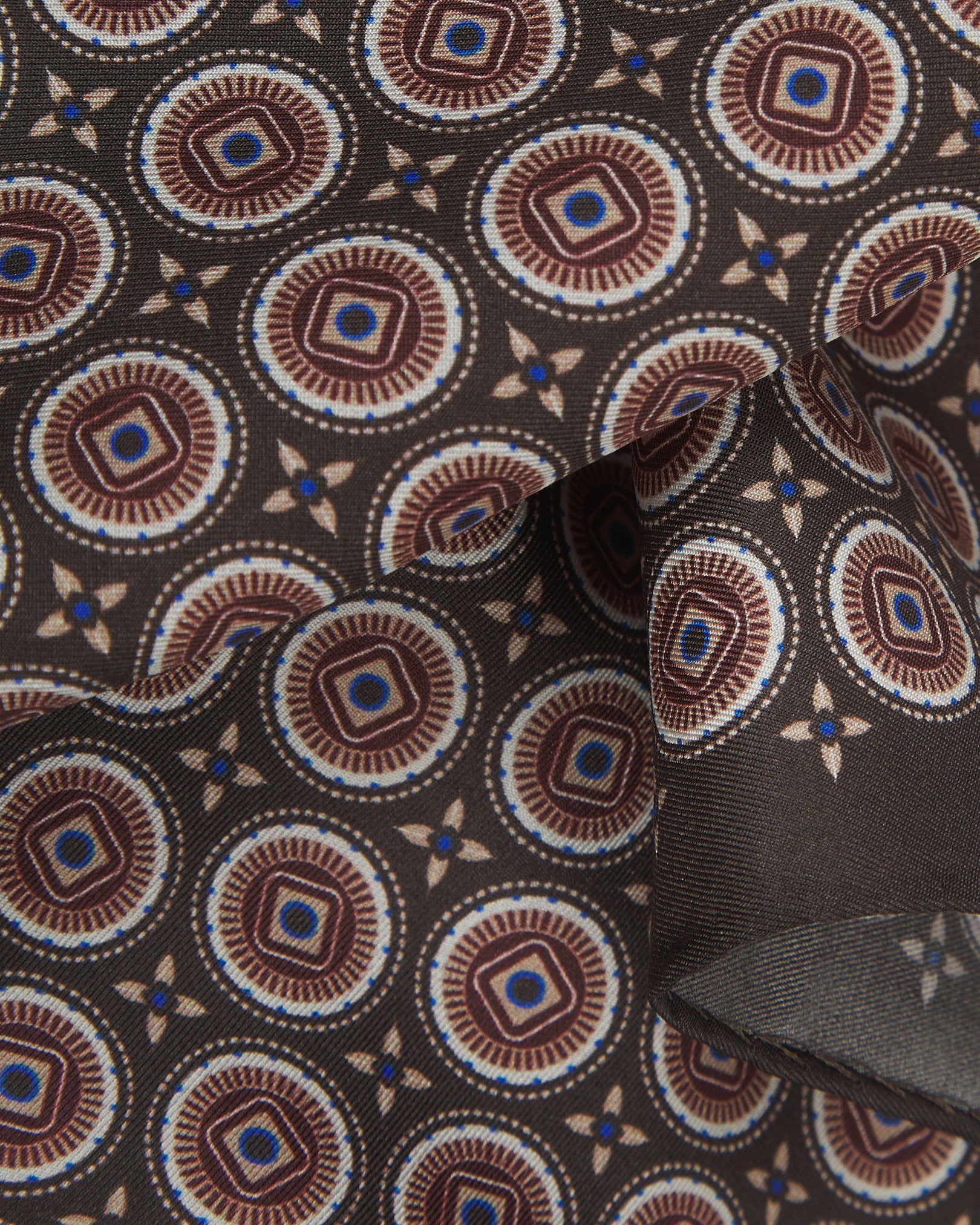Silk Pocket Square - Bellingham | Mahogany Daze - Image 3