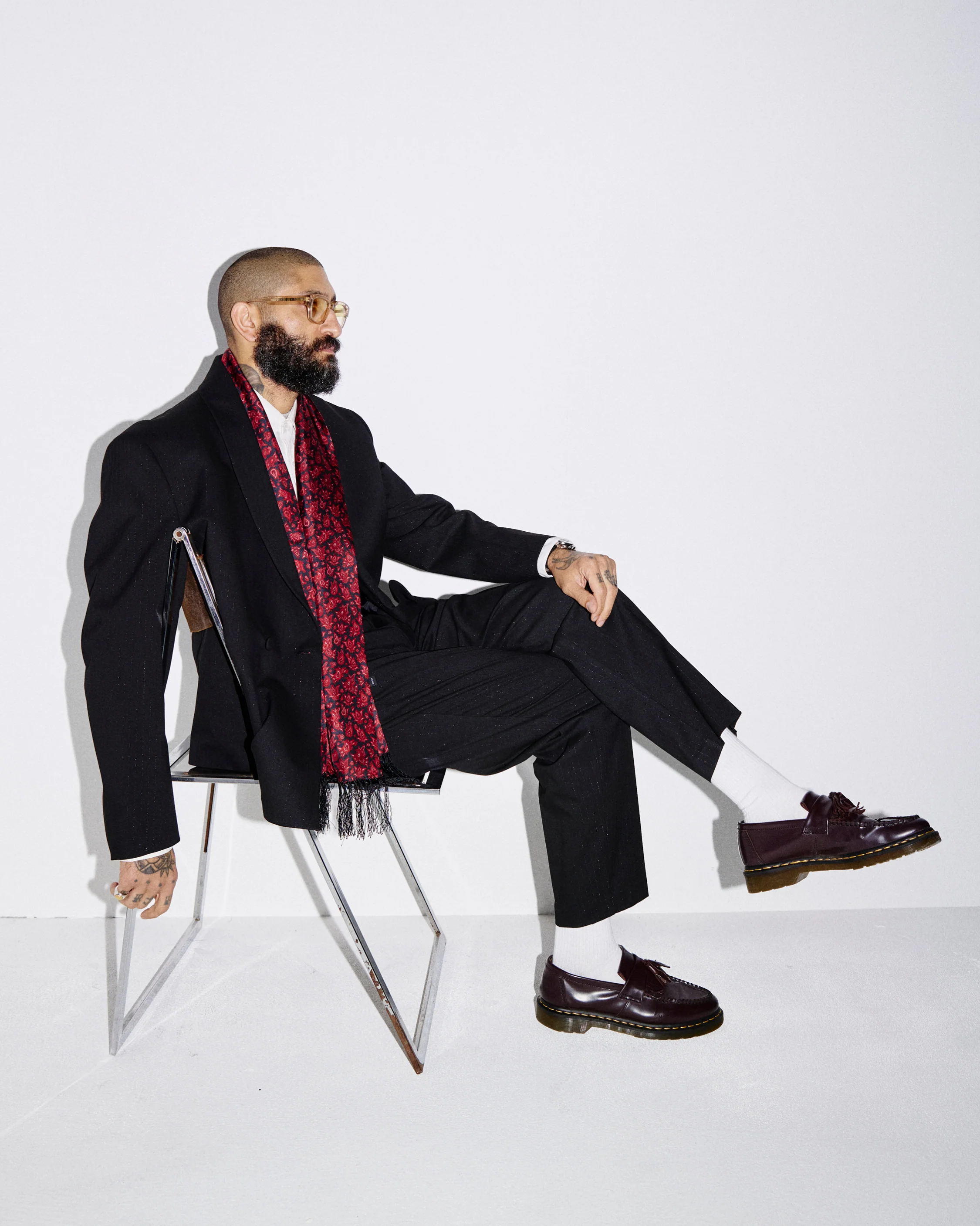 Silk Aviator Scarf - Buttermere | Good Fortune - Image 4