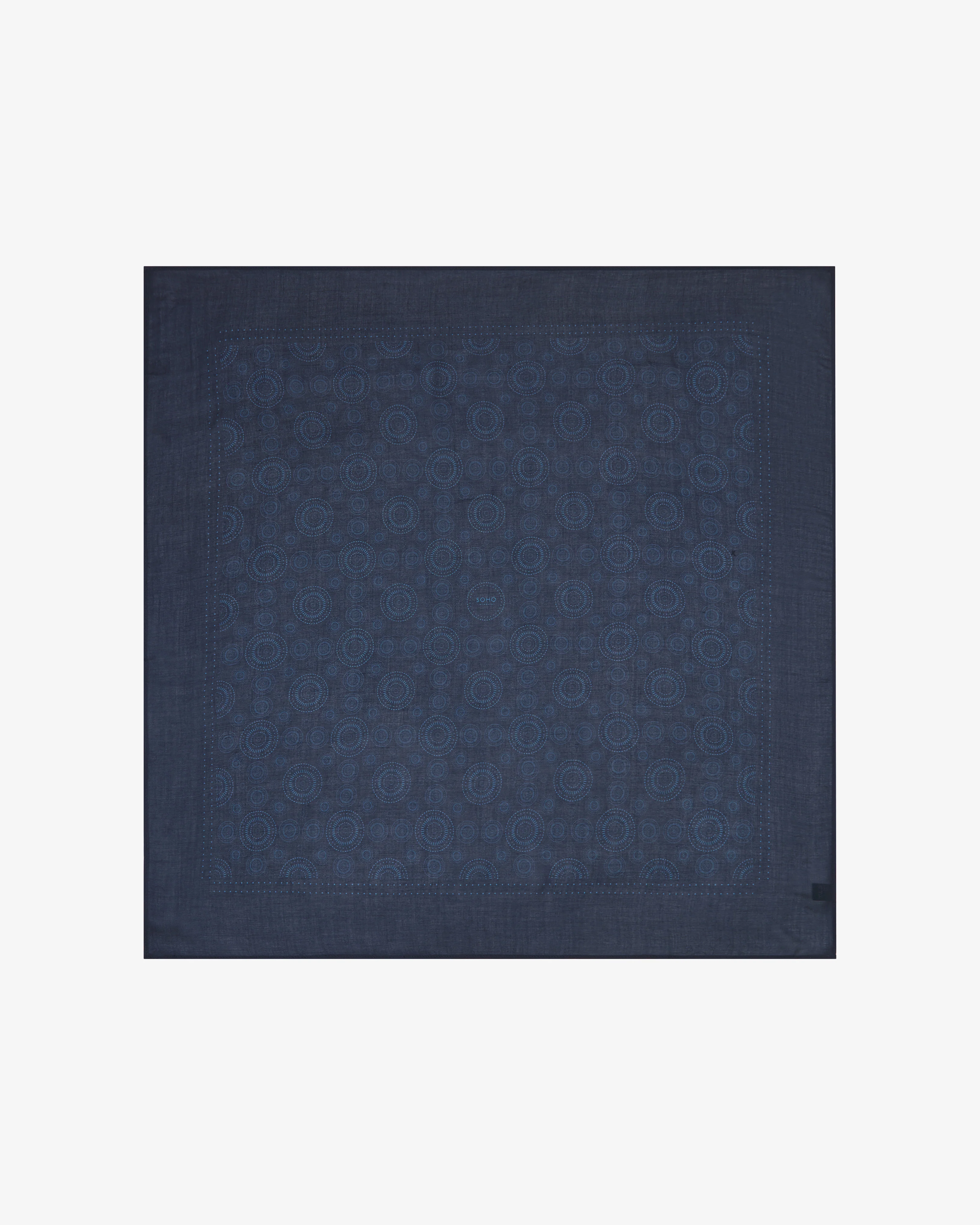 Noughts in Blue - Bohemian Style Bandana - Image 3