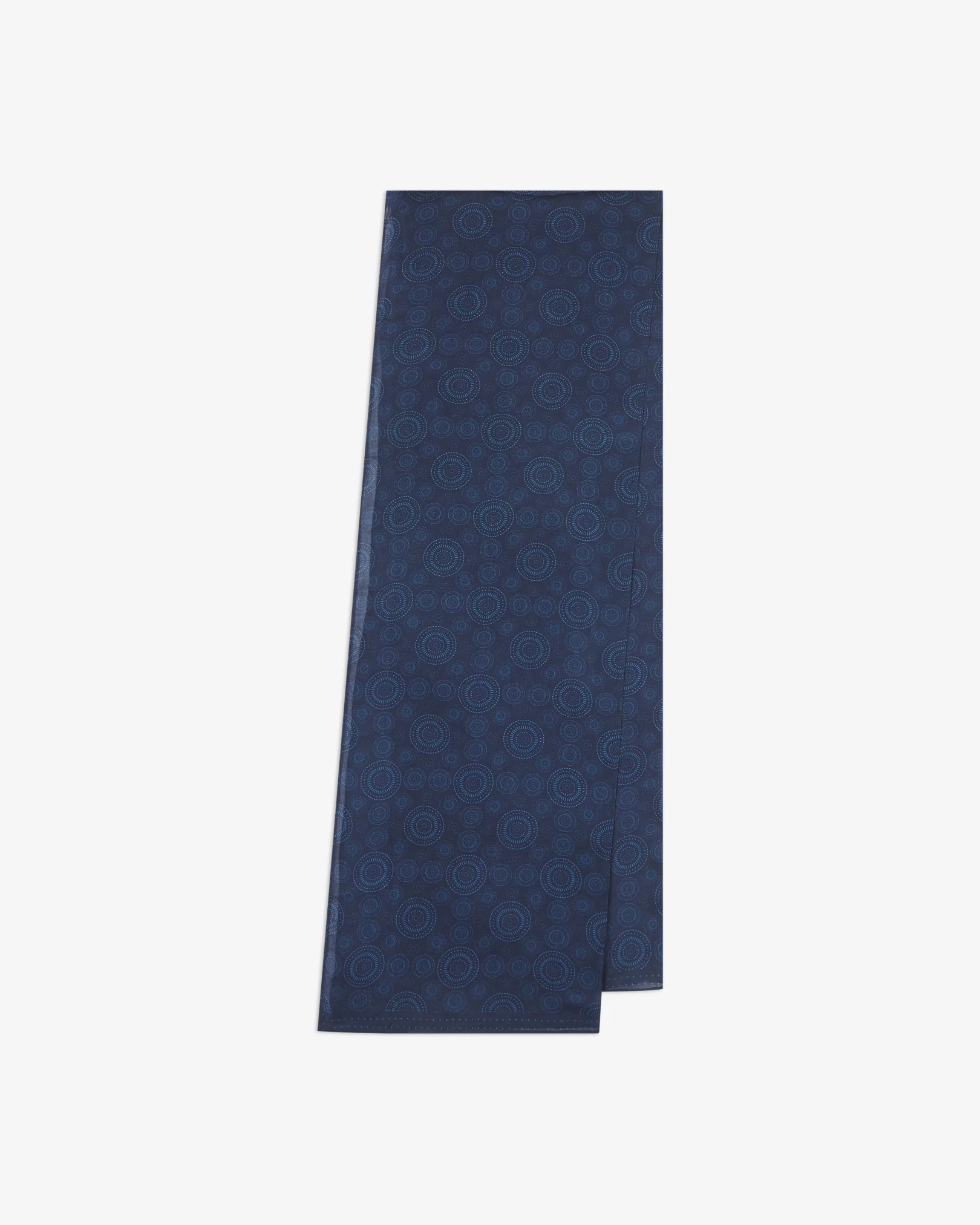 Noughts in Blue - Bohemian Lightweight Wide Scarf - Image 3