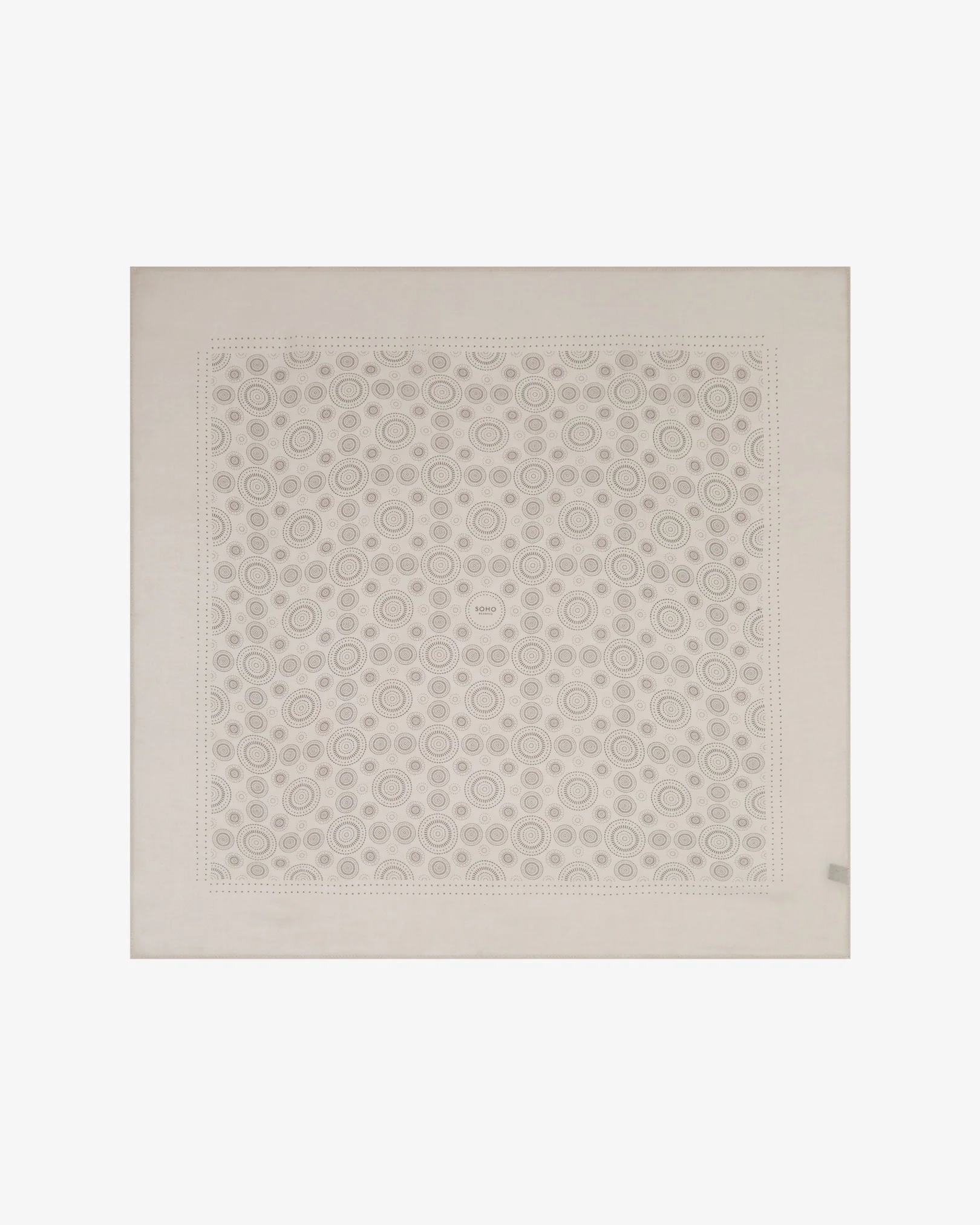 Noughts in Cream - Bohemian Style Bandana - Image 3