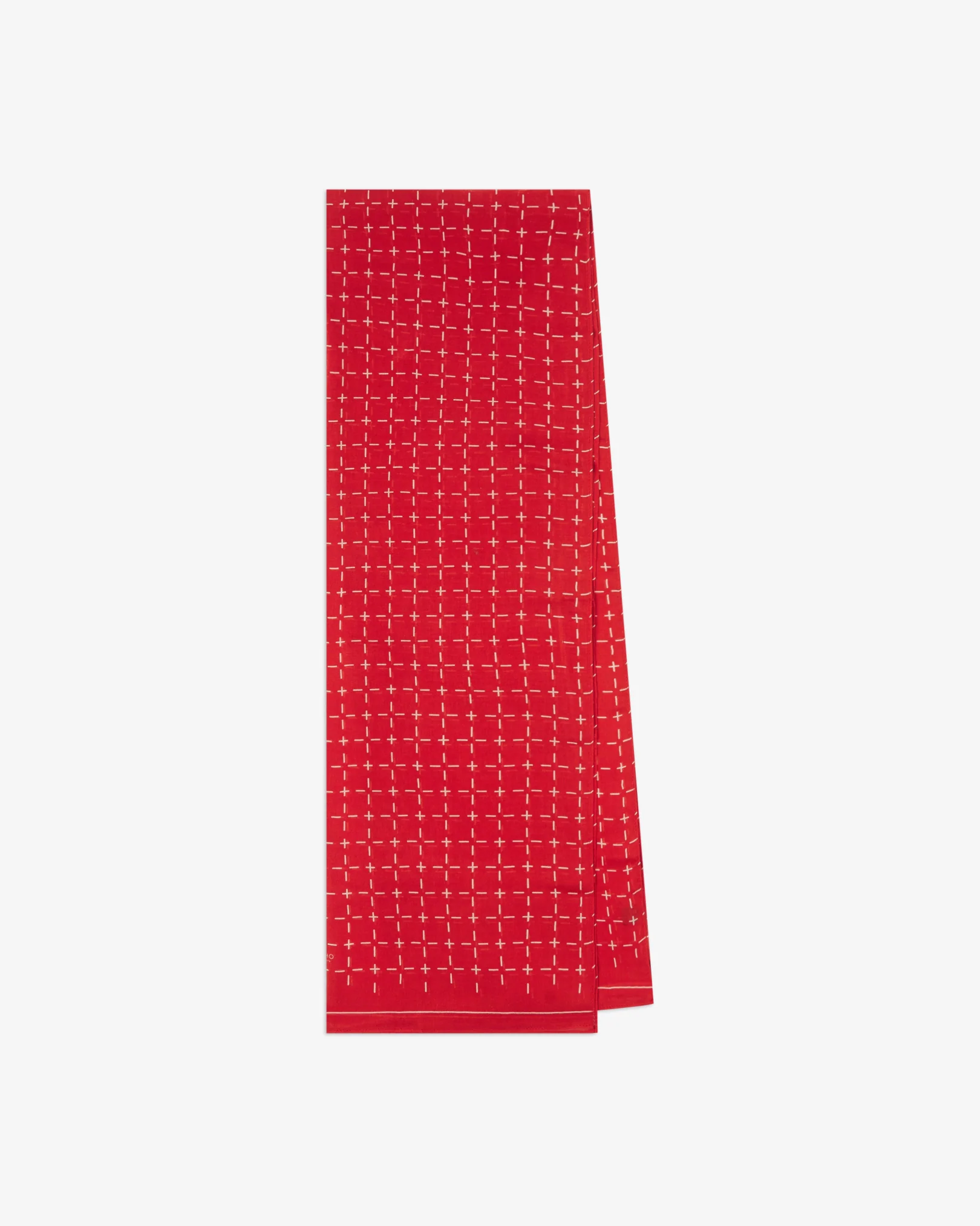 Crosses in Red - Bohemian Lightweight Wide Scarf - Image 3