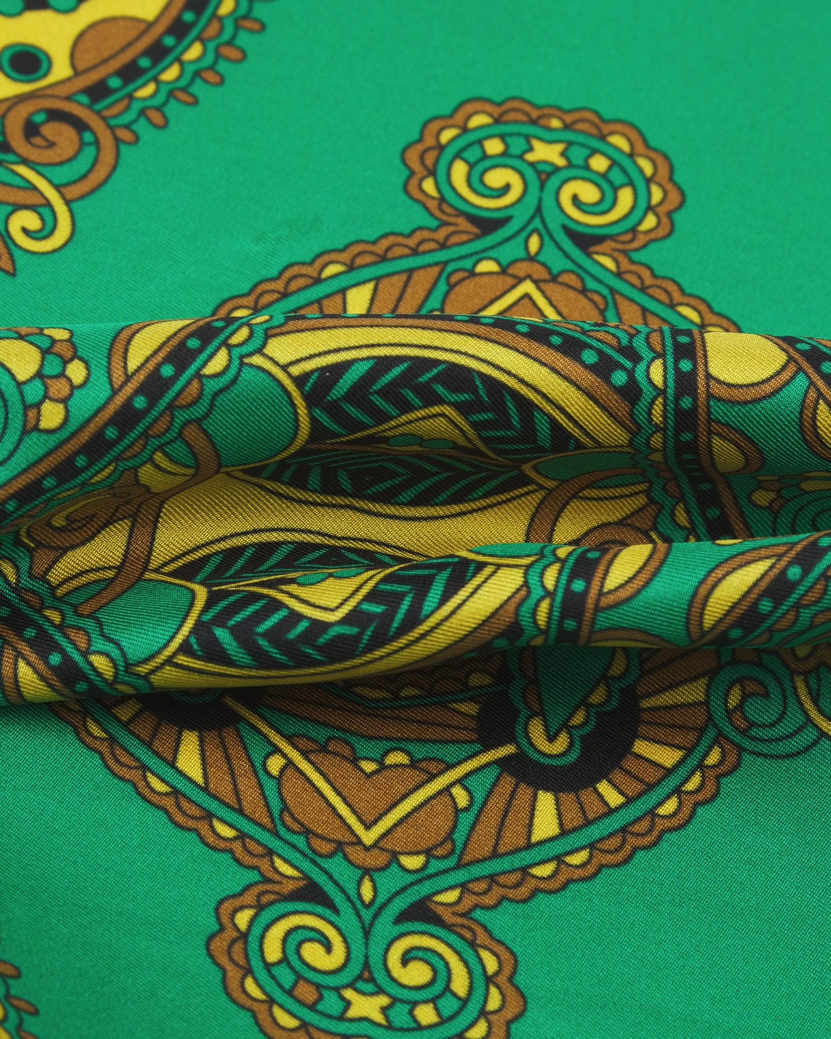 Silk Pocket Square - Paisley | The Forks - Image 3