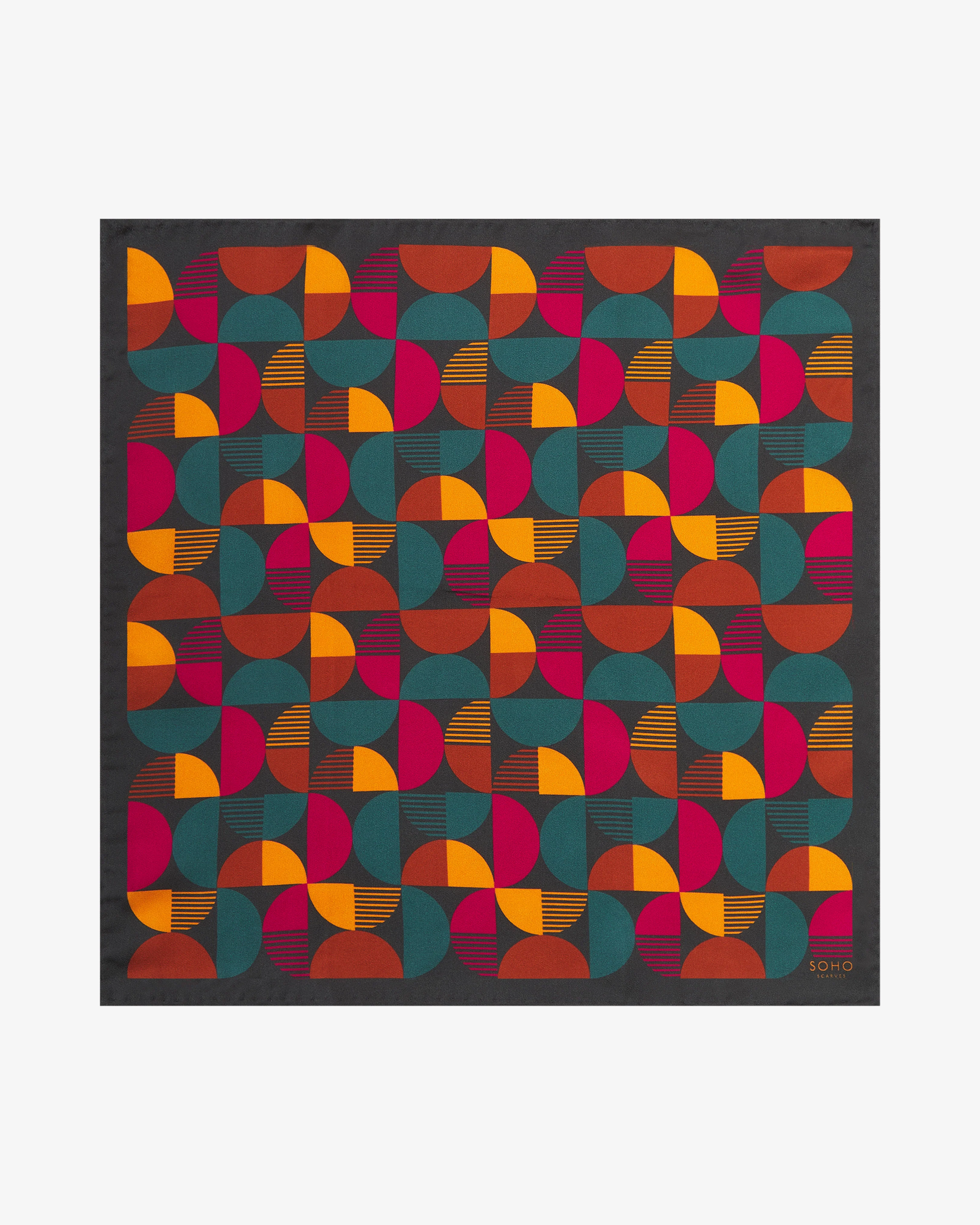 Silk Pocket Square - Frankfurt