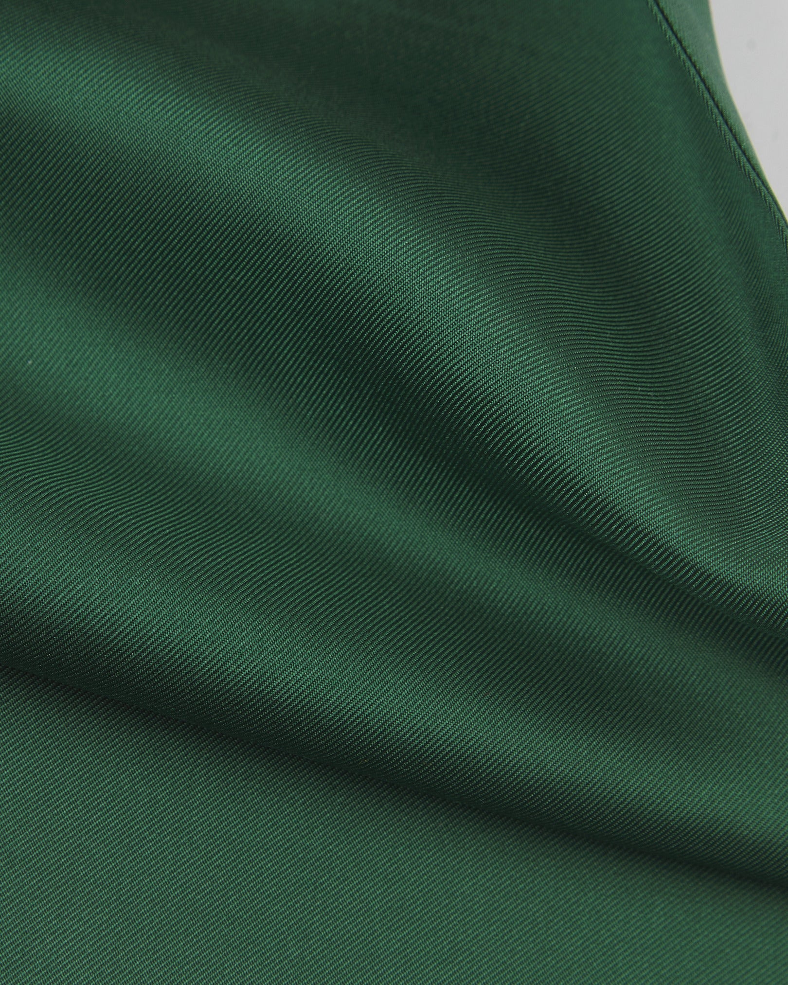 Silk Aviator Scarf - Green - Image 2