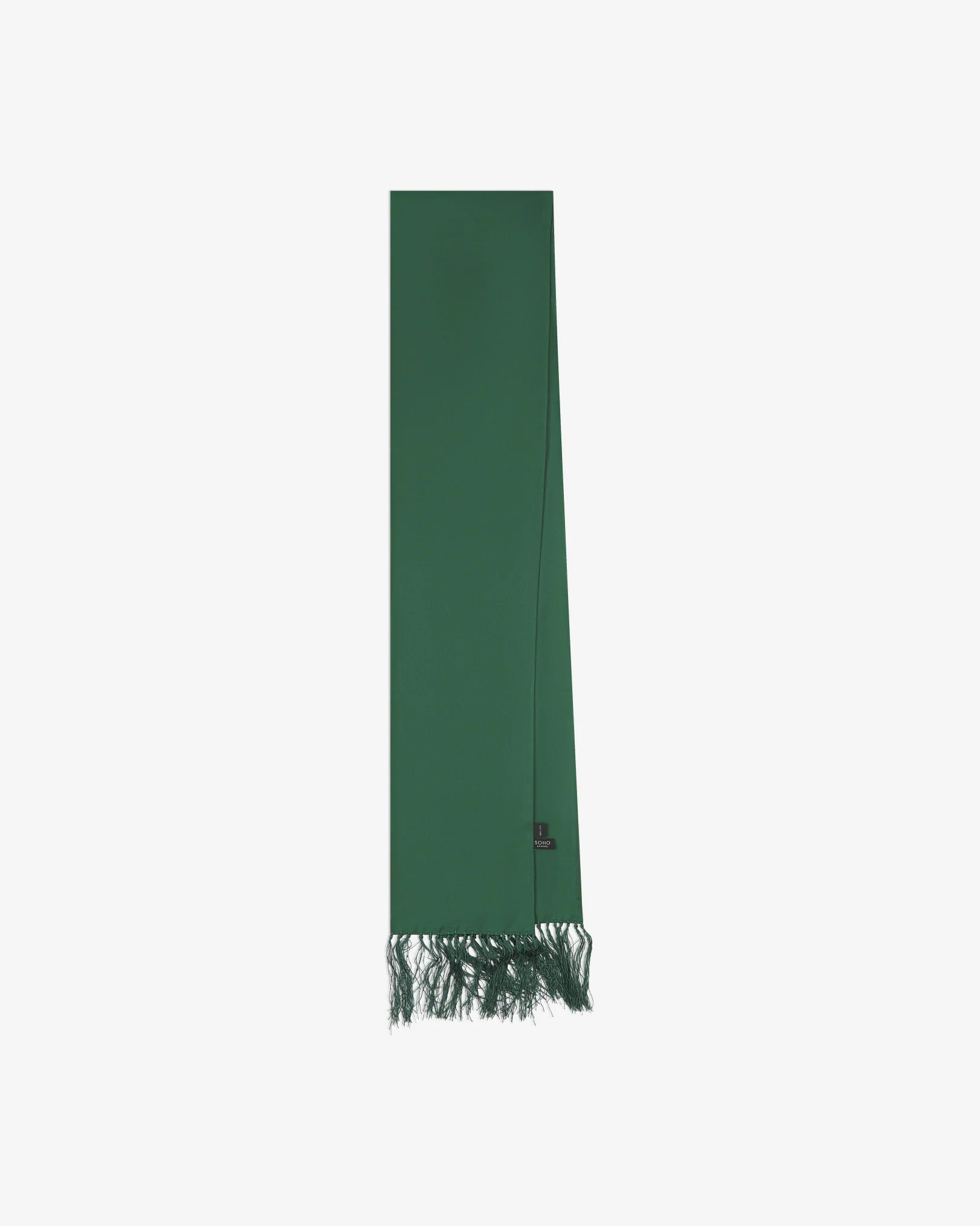 Silk Aviator Scarf - Green - Image 3