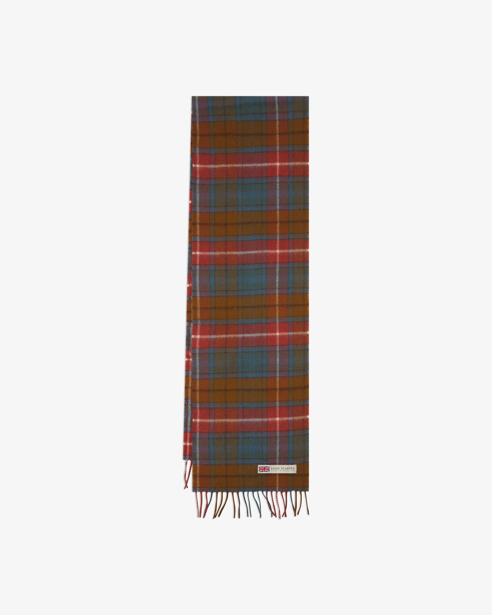 UK Wool Scarf - Highlands Tartan - Antique Buchanan - Image 3