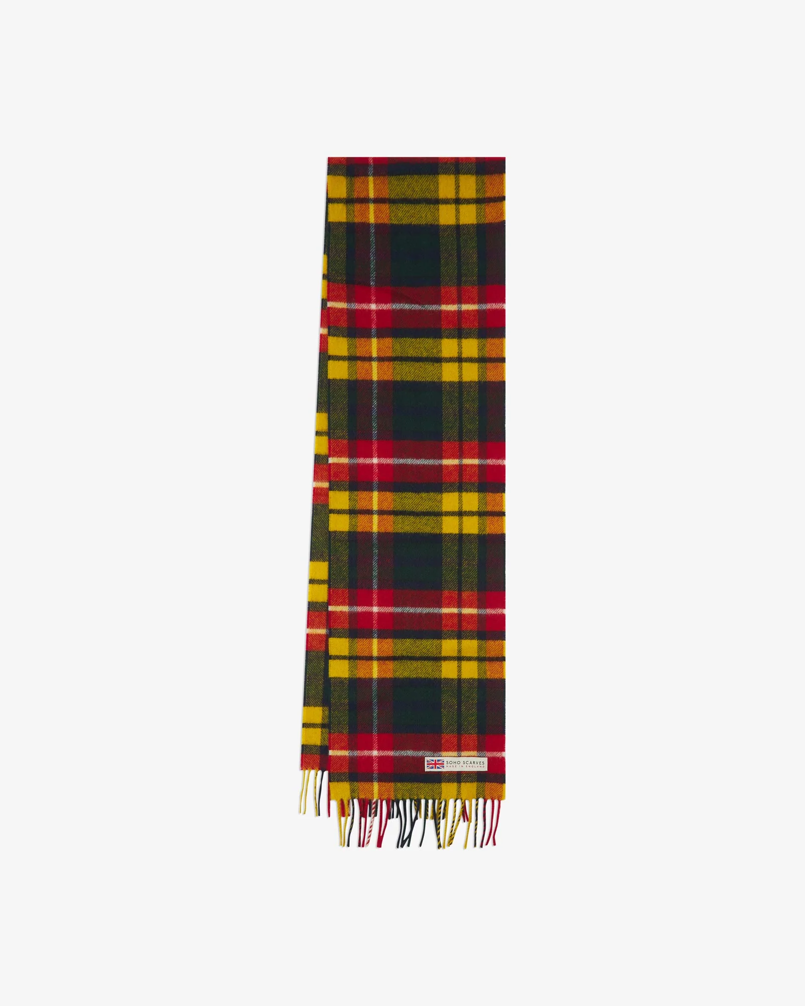 UK Wool Scarf - Highlands Tartan - Buchanan - Image 3
