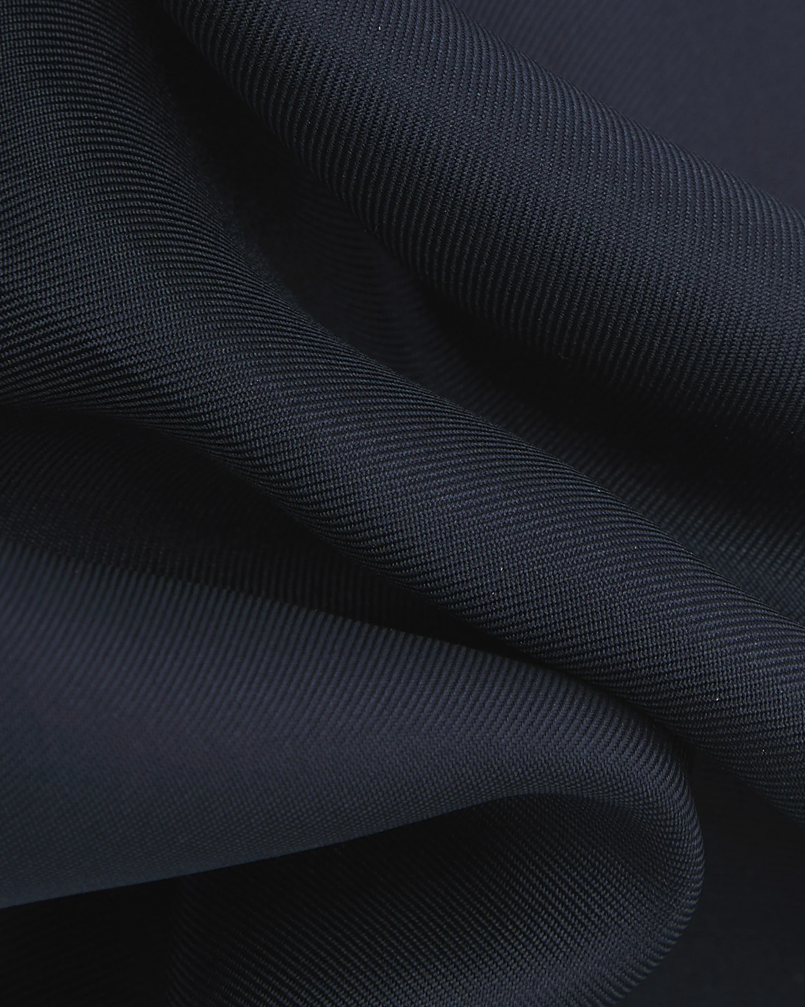 Silk Pocket Square - Solid | Navy Blue - Image 3