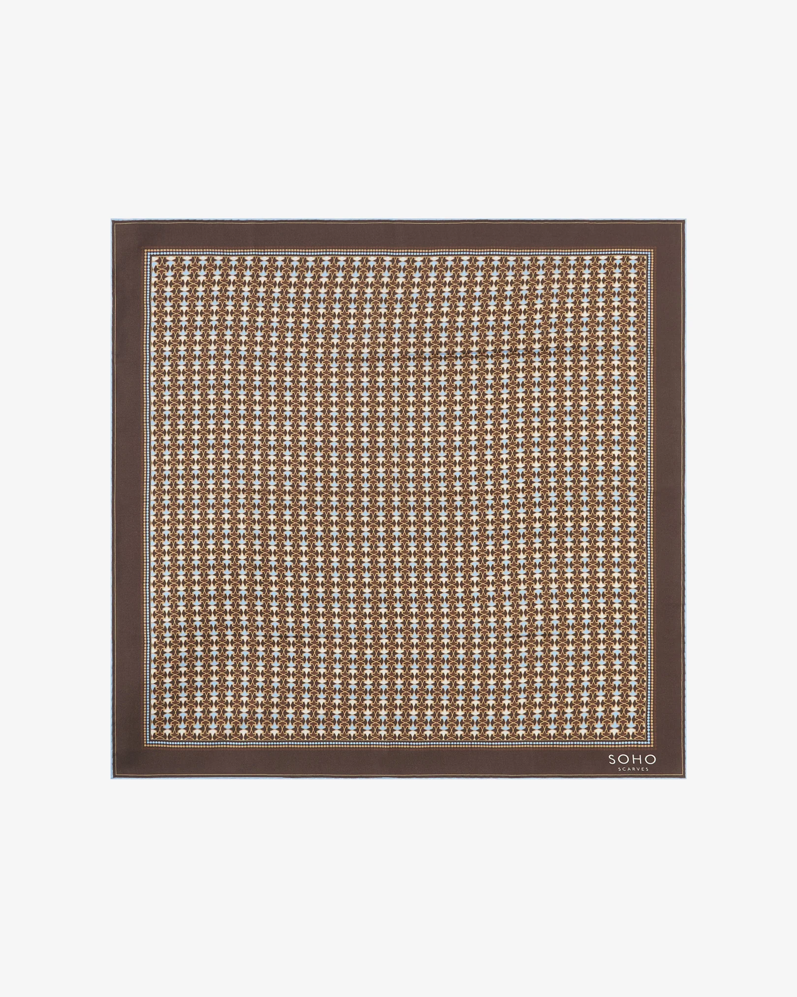 Silk Leaf Neckerchief - Richmond in Chestnut - Image 3