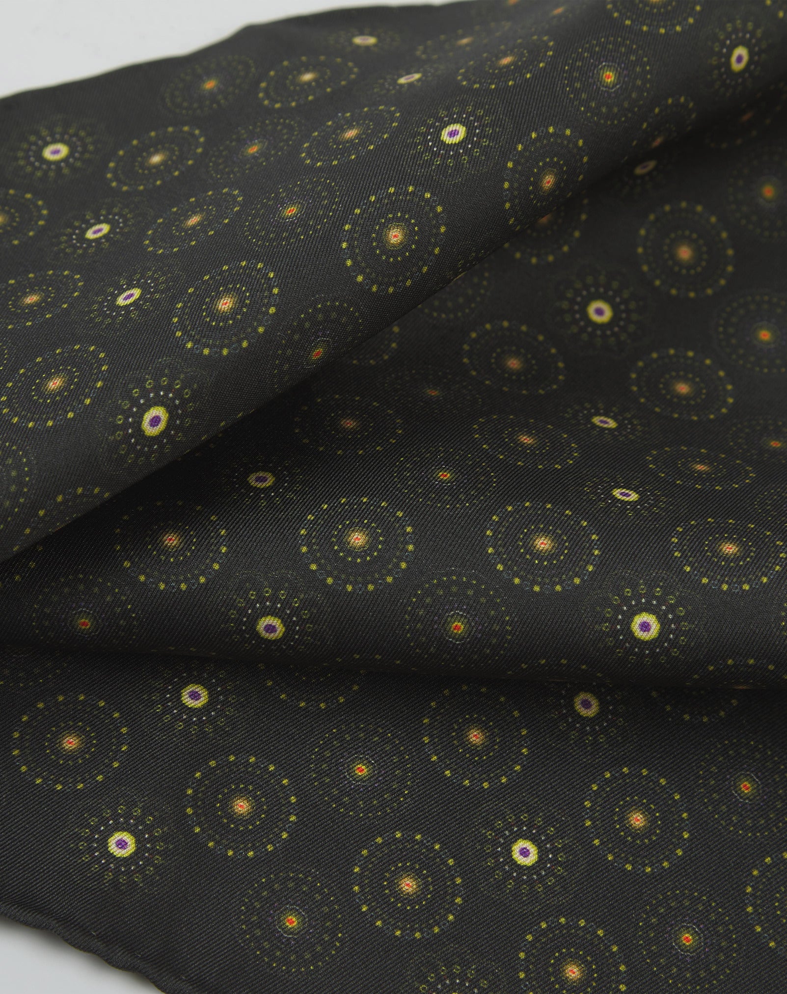 Silk Pocket Square - Geometric | Seattle Green - Image 3