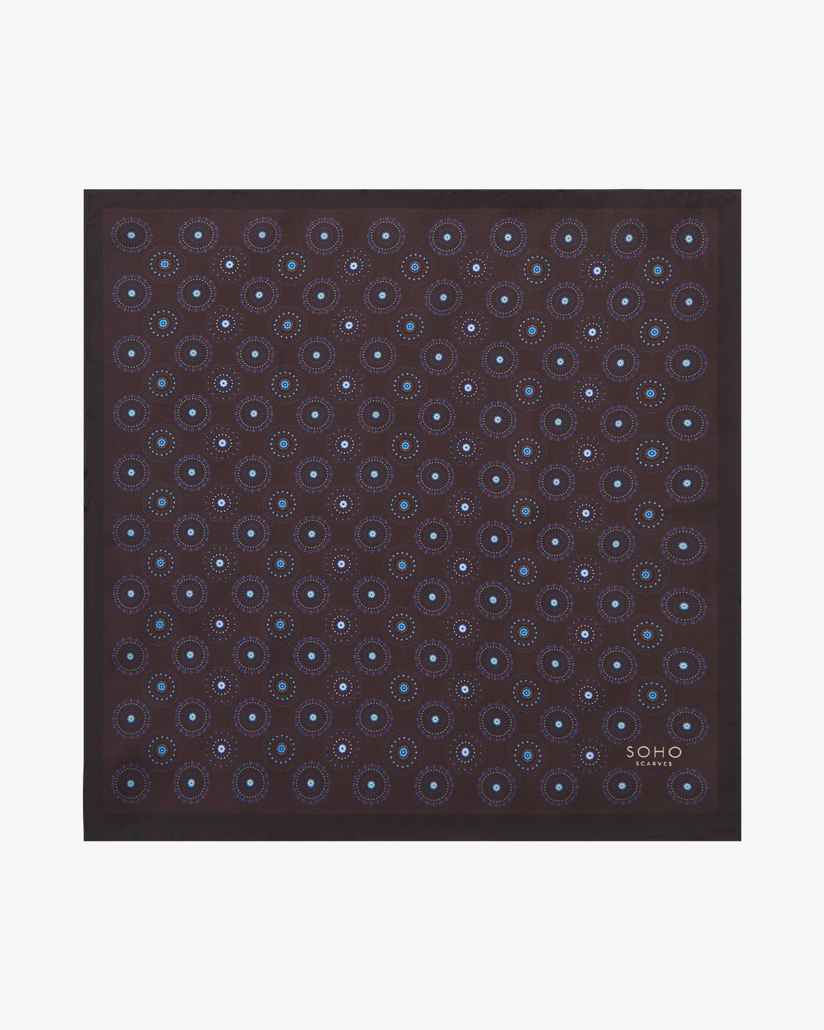 Silk Pocket Square - Seattle | Mahogany Daze