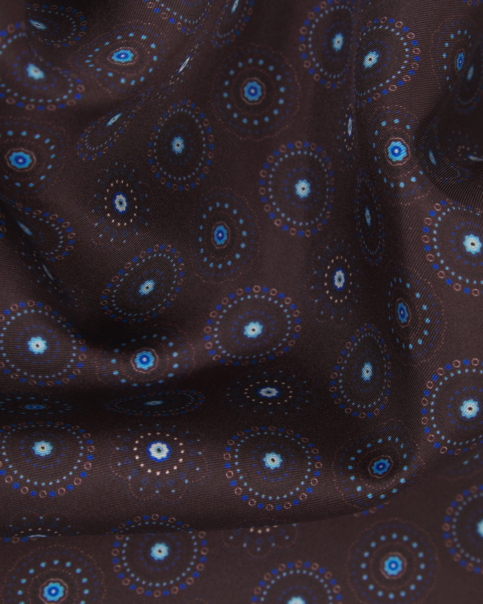 Silk Pocket Square - Seattle | Mahogany Daze - Image 3