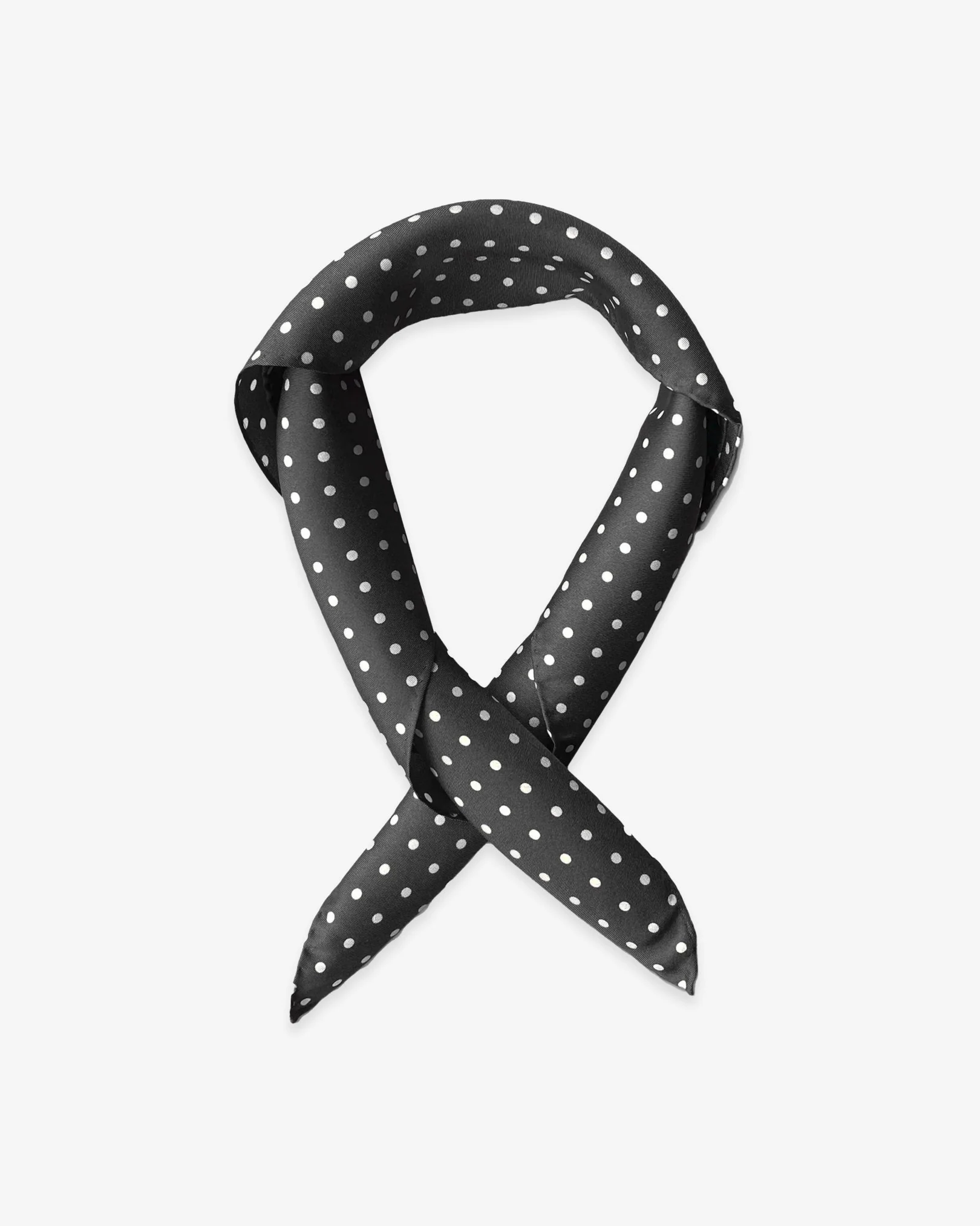 Silk Polka Dot Neckerchief - The Shinagwa - Image 4