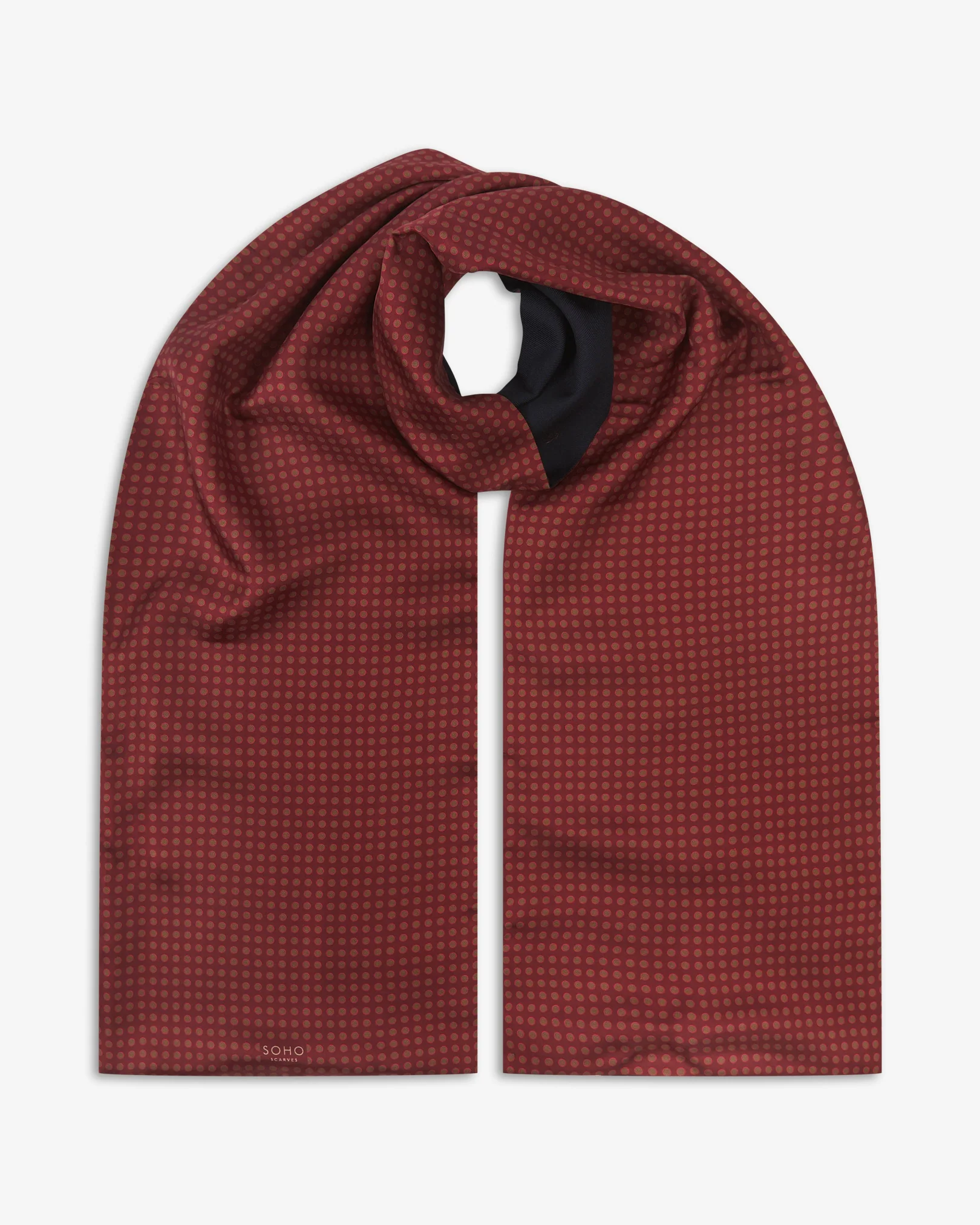 Wool-Backed Silk Dress Scarf - Skytree | Good Fortune