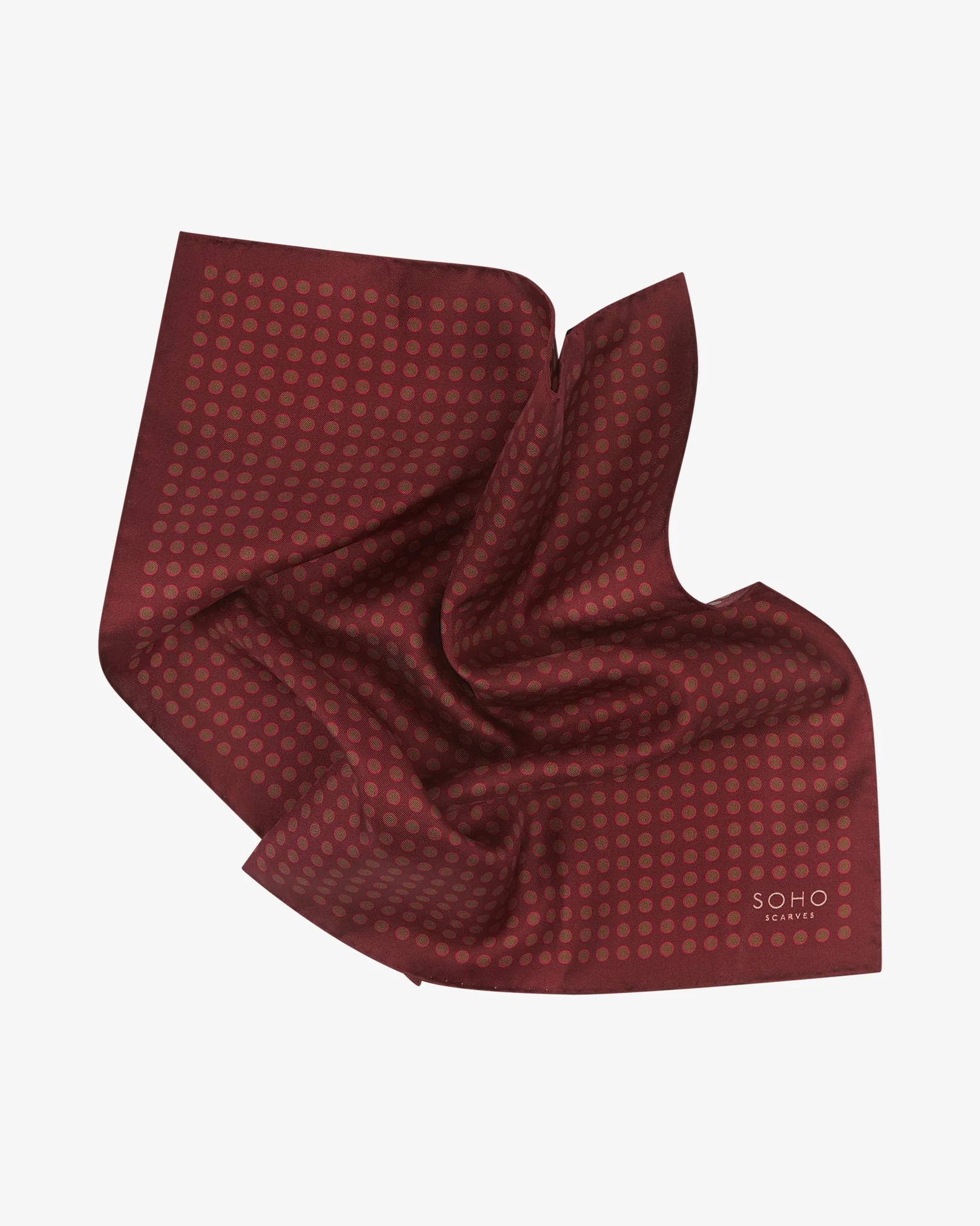 Silk Pocket Square - Skytree | Good Fortune - Image 2