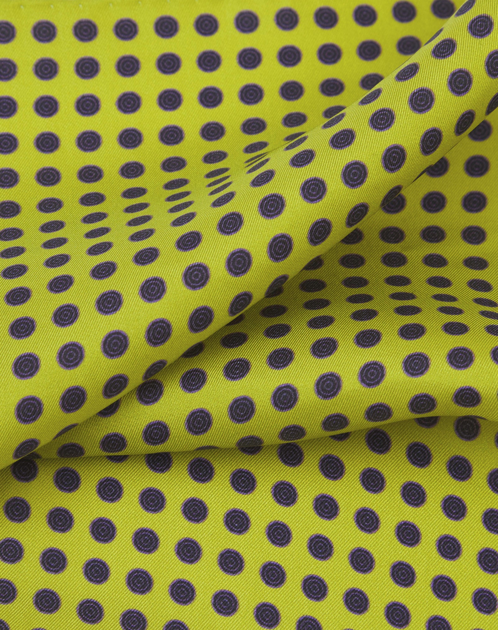 Silk Pocket Square - Geometric | Skytree Lime - Image 3