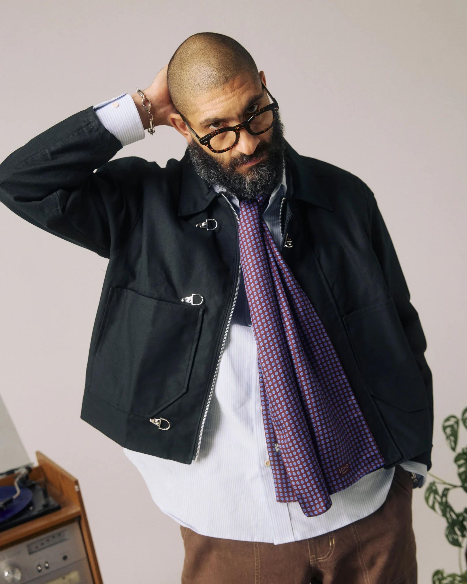 Silk Scarf - Skytree | Mahogany Daze - Image 5