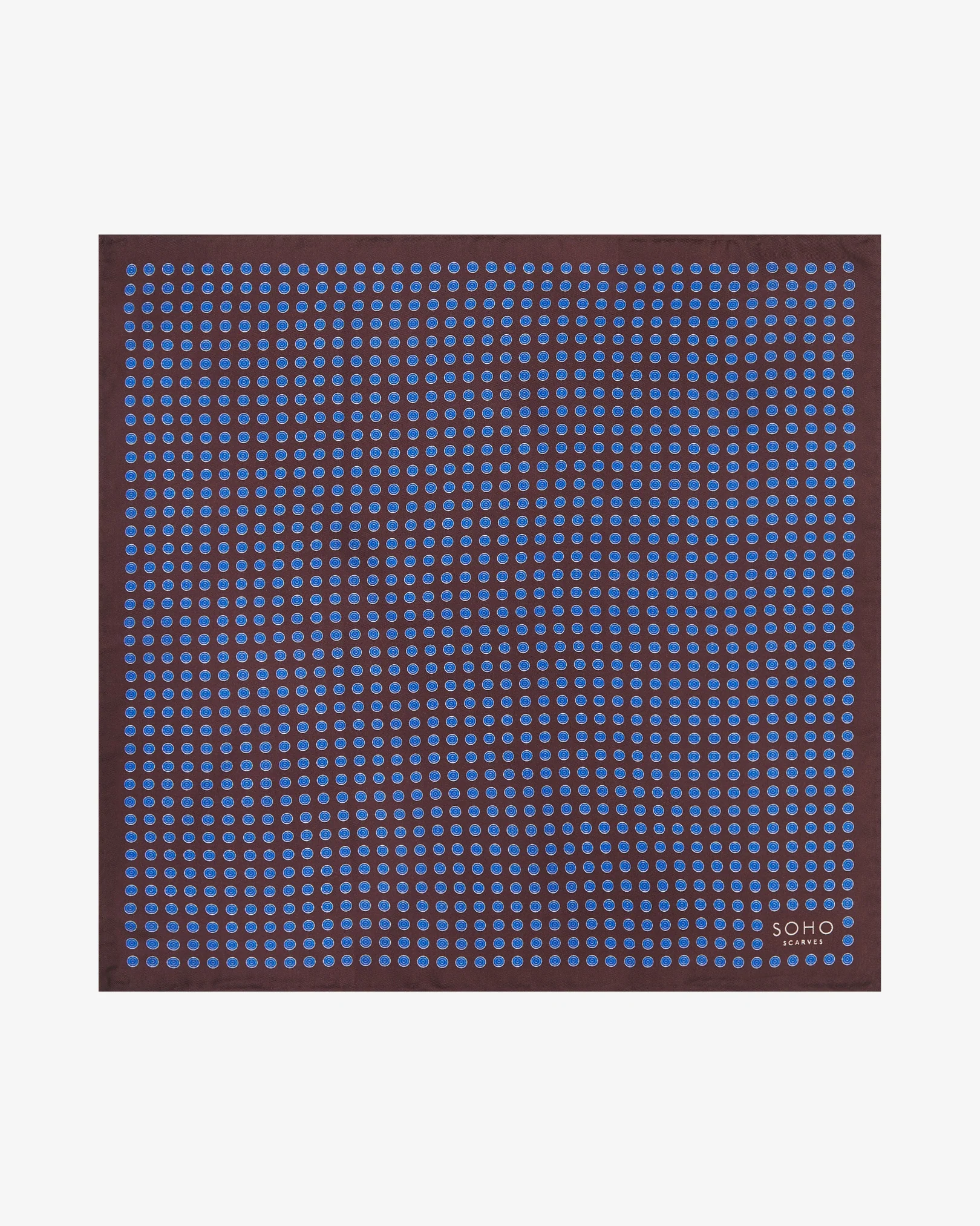 Silk Pocket Square - Skytree | Mahogany Daze