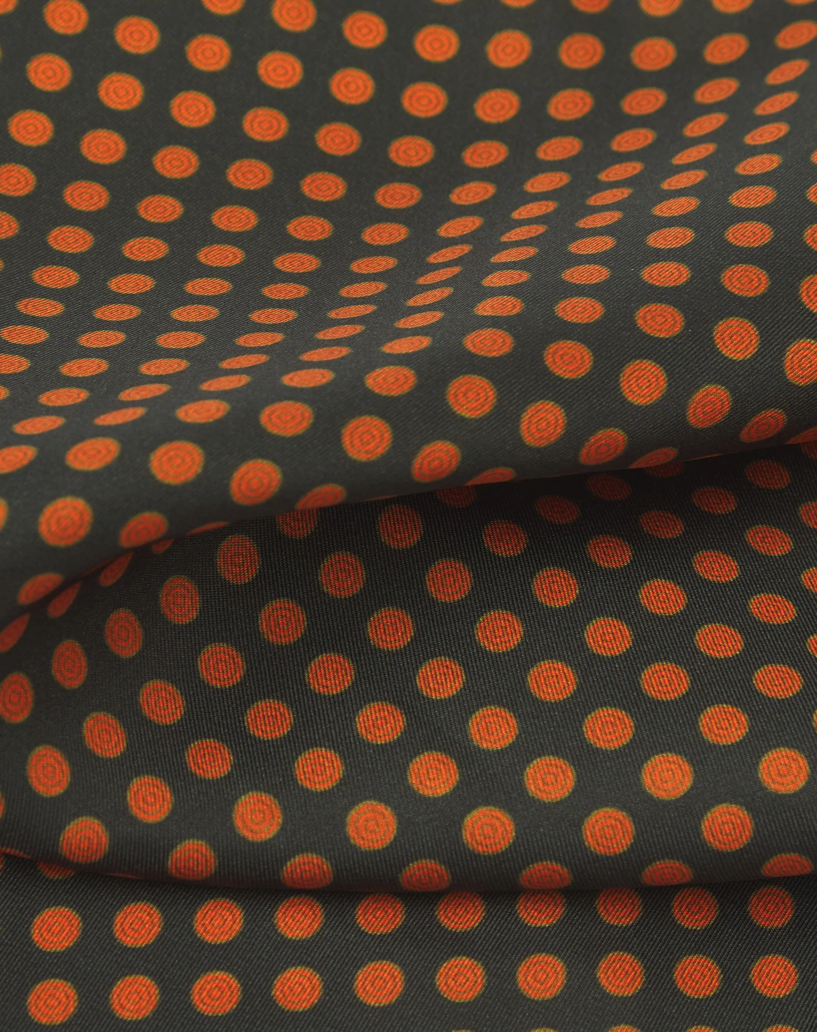 Silk Pocket Square - Geometric | Skytree Olive - Image 3