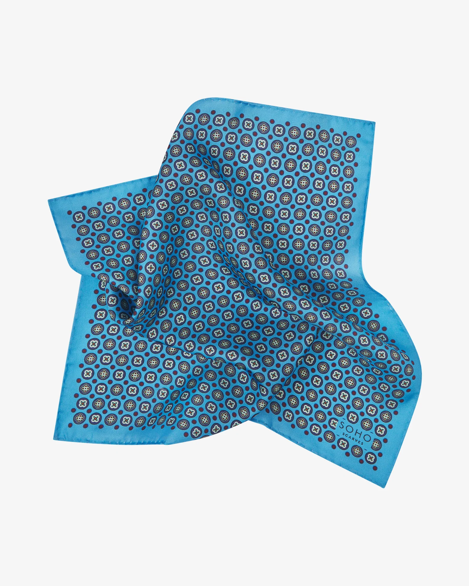 Silk Pocket Square - Toshima | Gardenia - Image 2