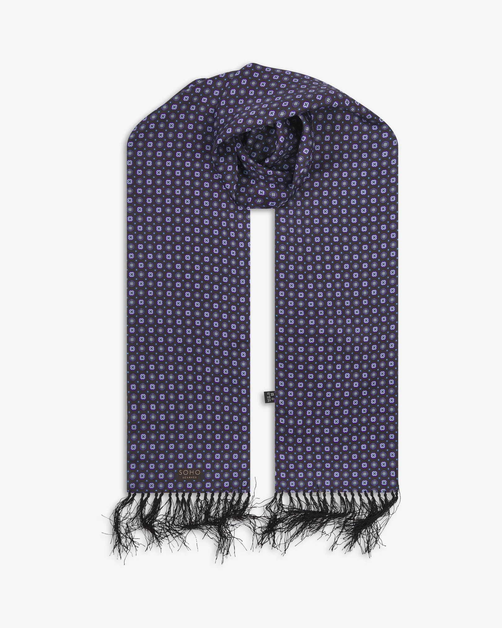 Silk Aviator Scarf - Toshima | Mahogany Daze