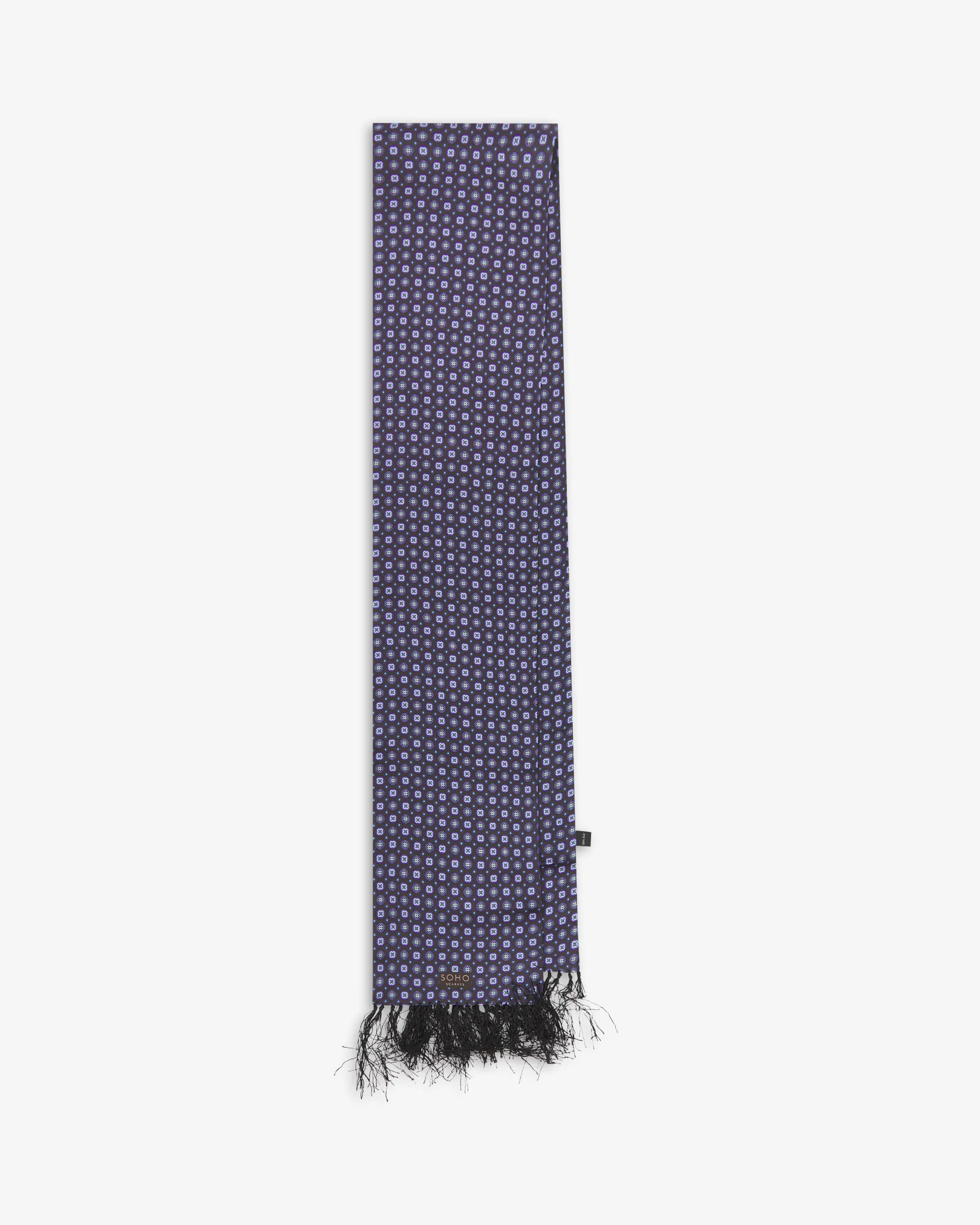 Silk Aviator Scarf - Toshima | Mahogany Daze - Image 3