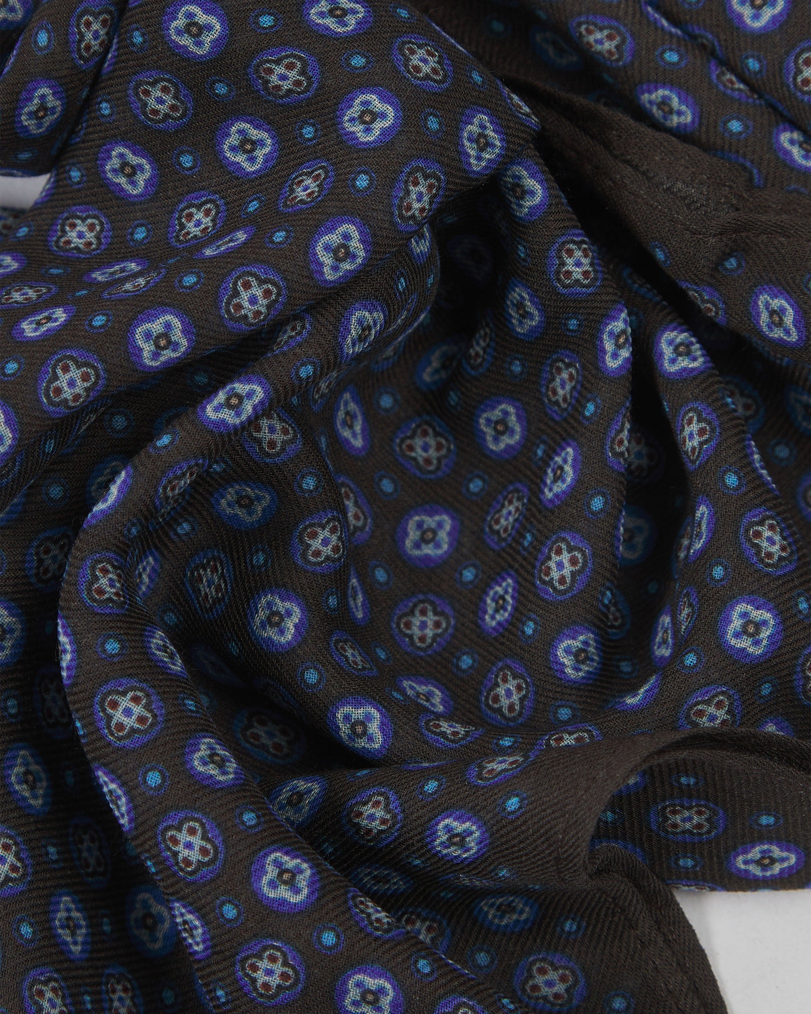 Toshima Bohemian Lightweight Wide Scarf | Mahogany Daze - Image 2