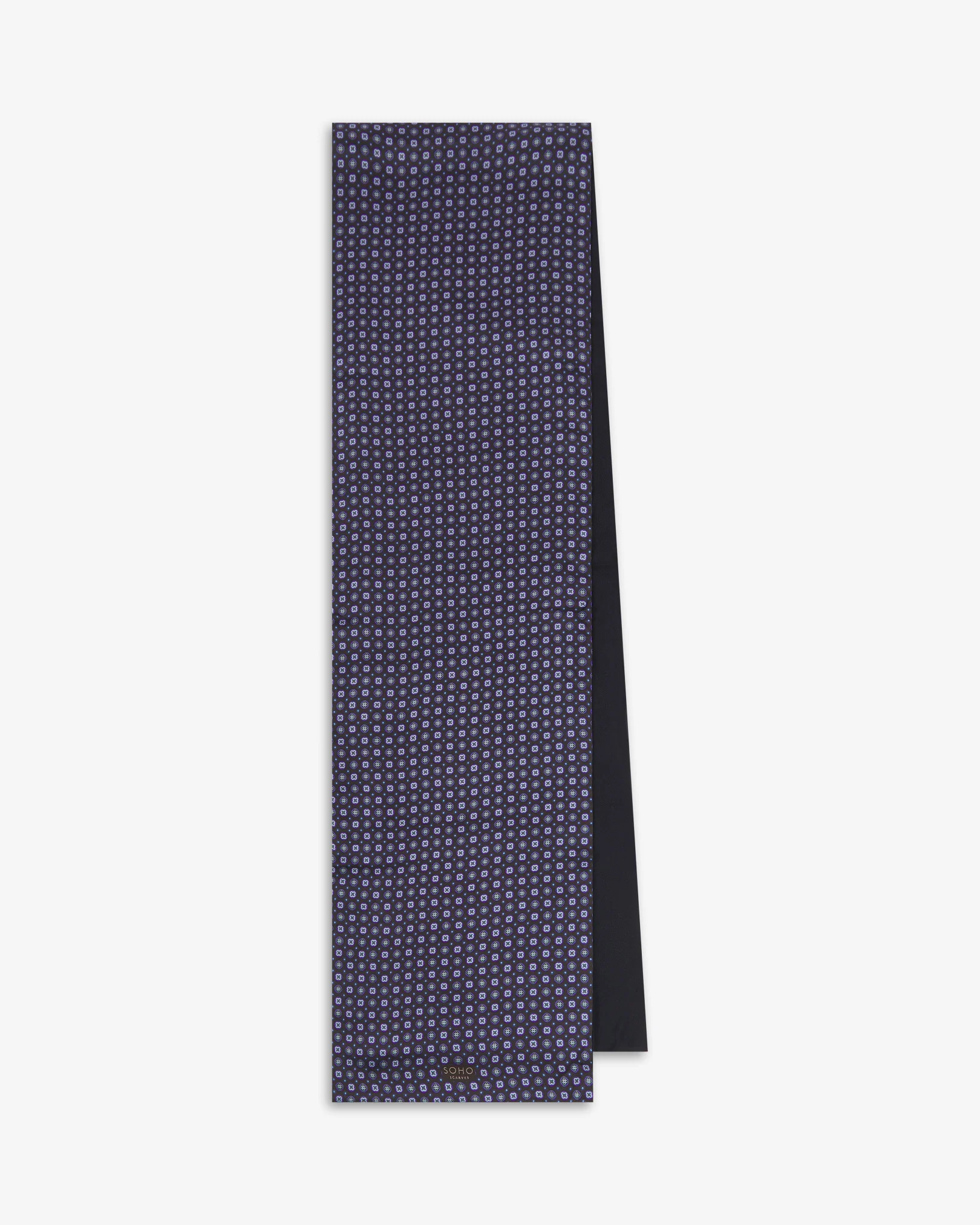 Wool-Backed Silk Dress Scarf - Toshima | Mahogany Daze - Image 3