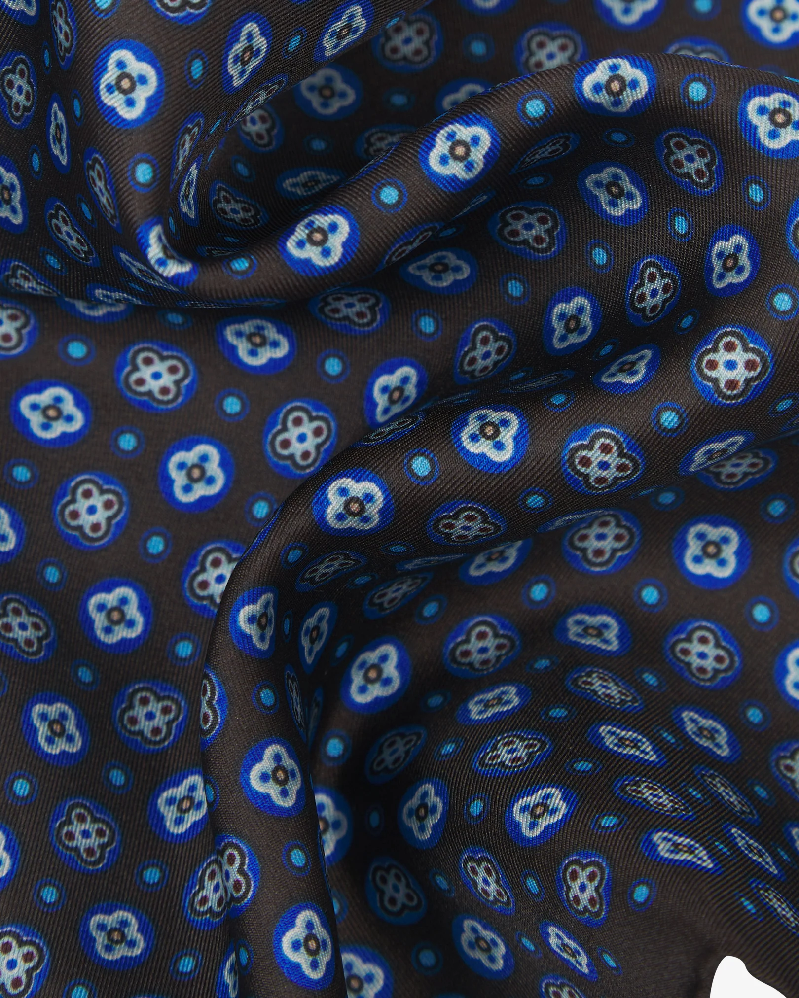 Silk Pocket Square - Toshima | Mahogany Daze - Image 3
