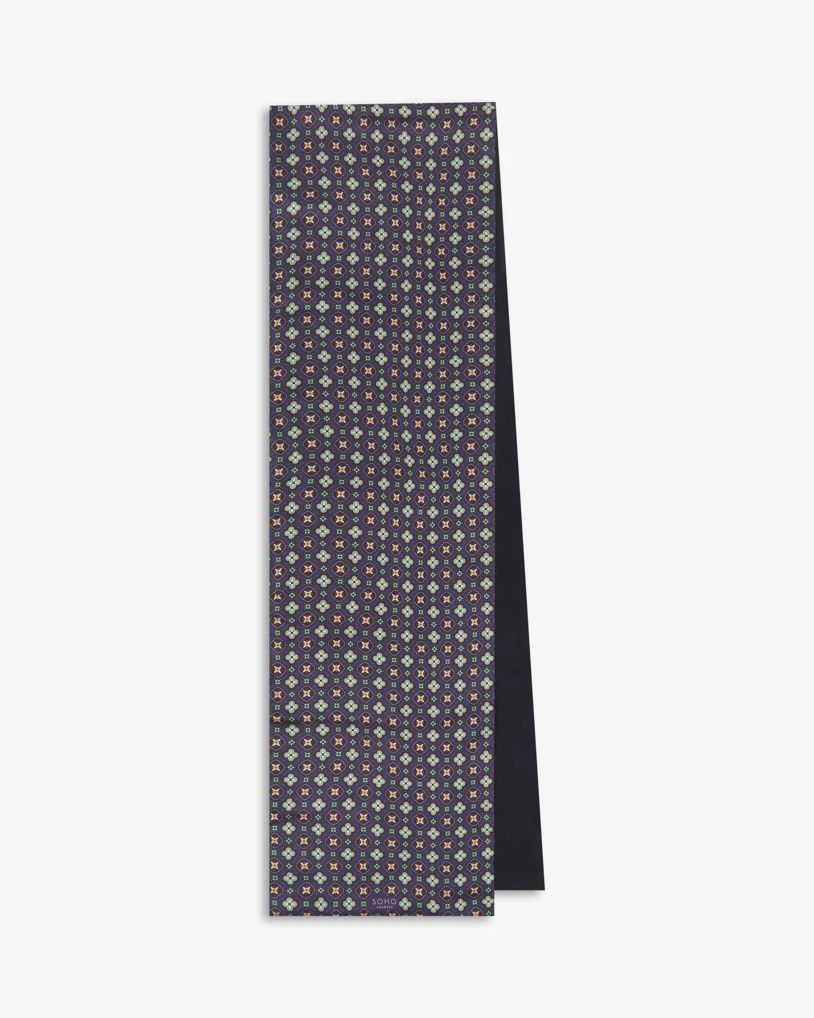 Wool-Backed Silk Dress Scarf - Wenatchee | Gardenia - Image 3