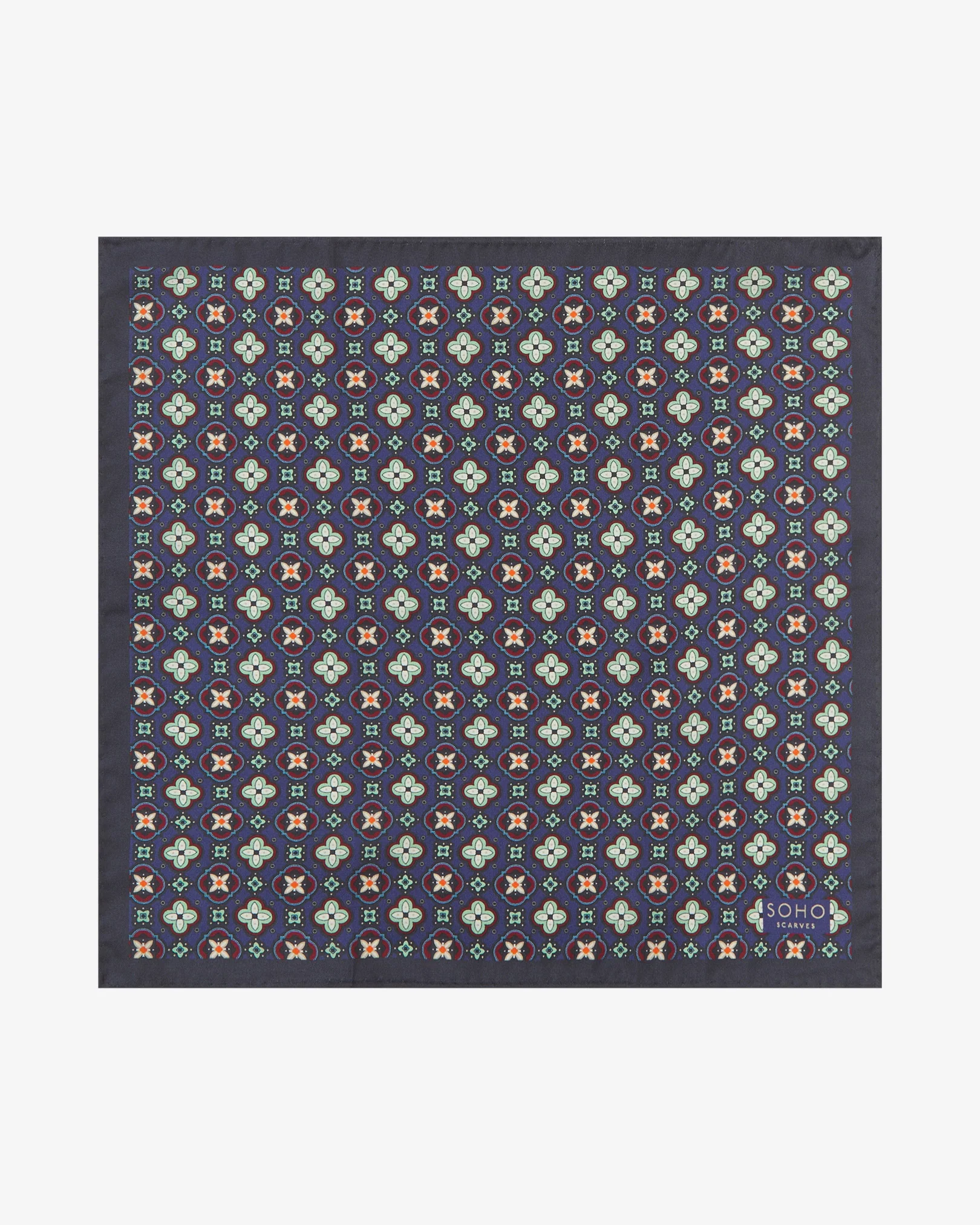 Silk Pocket Square - Wenatchee | Gardenia