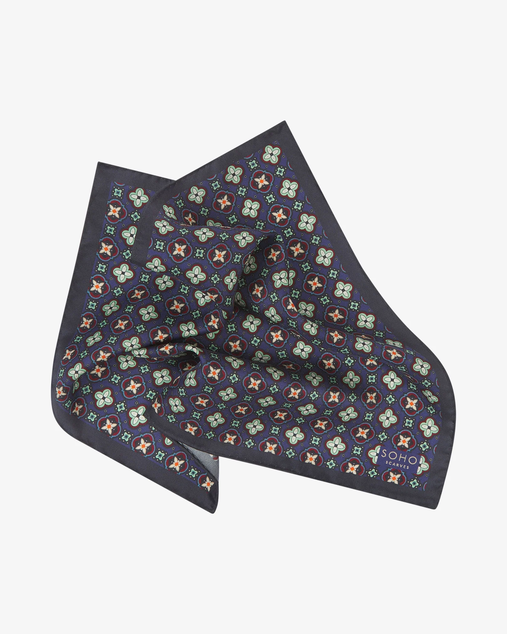Silk Pocket Square - Wenatchee | Gardenia - Image 2