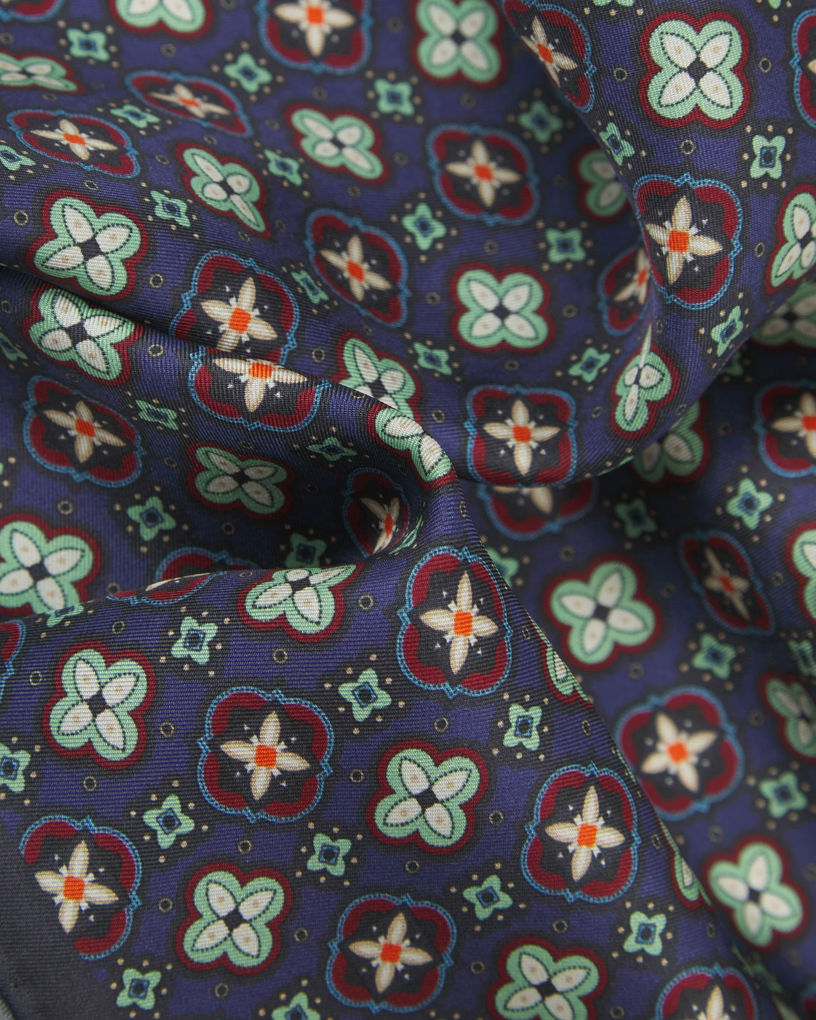 Silk Pocket Square - Wenatchee | Gardenia - Image 3