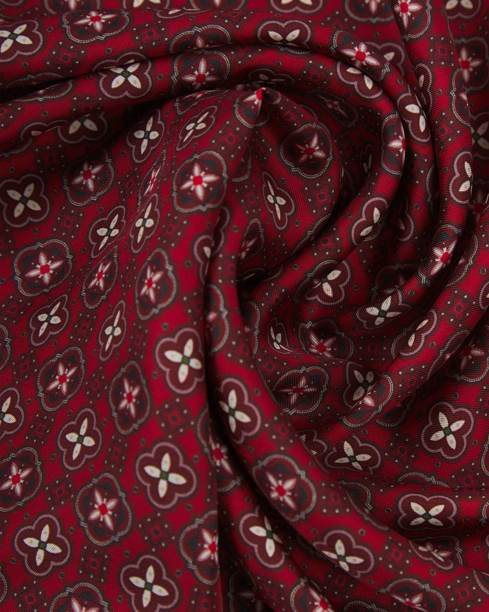 Silk Geometric Neckerchief - Wenatchee | Good Fortune - Image 2