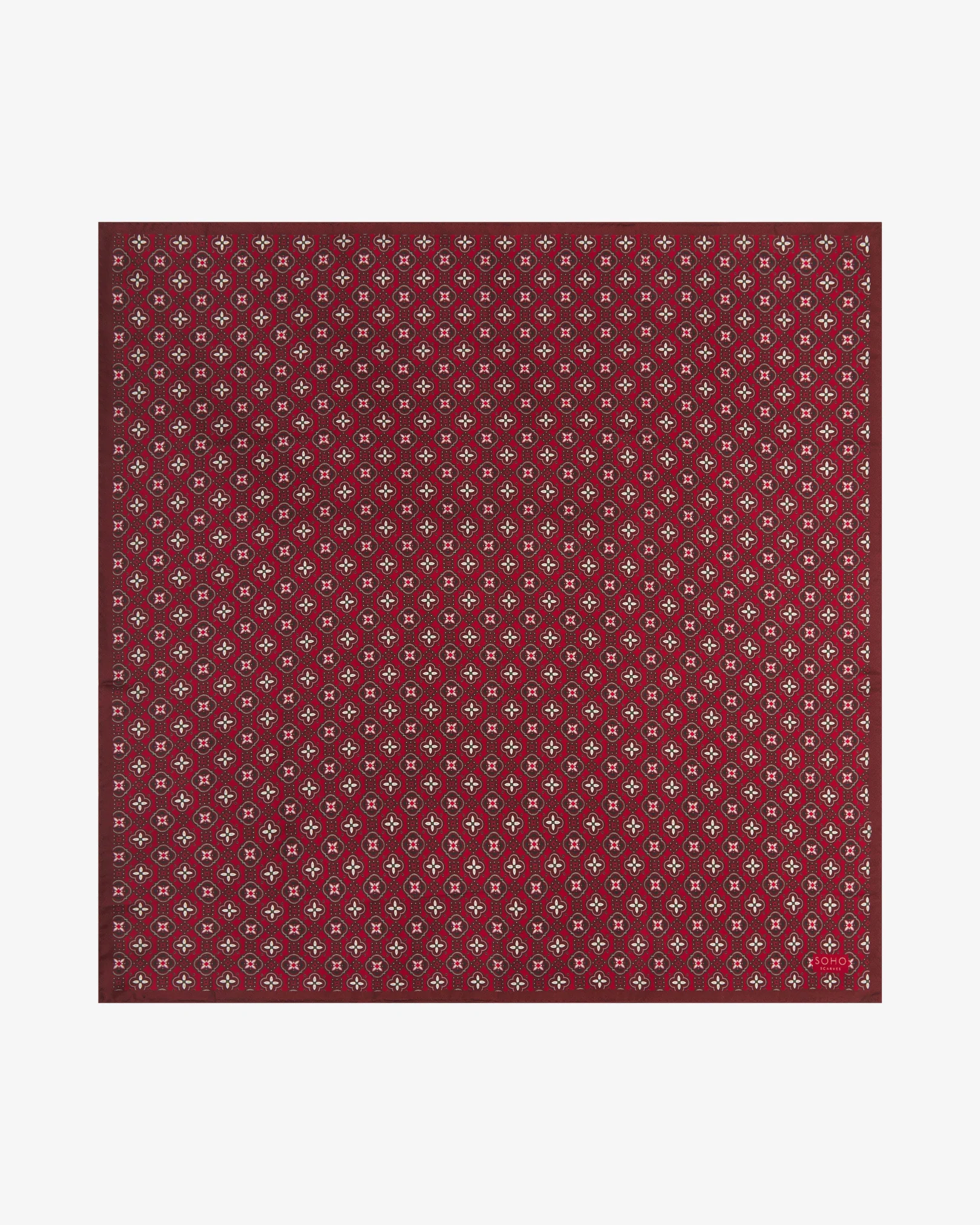 Silk Geometric Neckerchief - Wenatchee | Good Fortune - Image 3