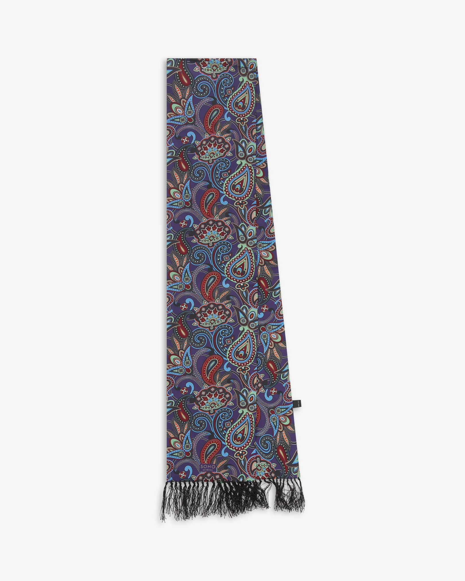 Silk Aviator Scarf - Windermere | Gardenia - Image 3