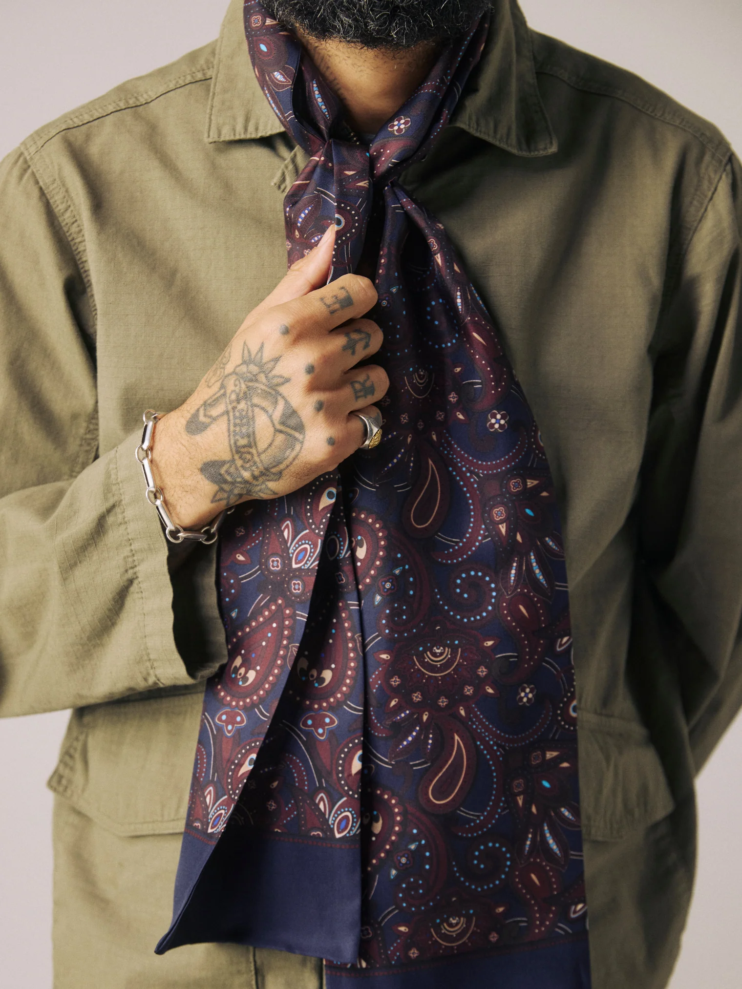 Silk Scarf - Windermere | Mahogany Daze - Image 6