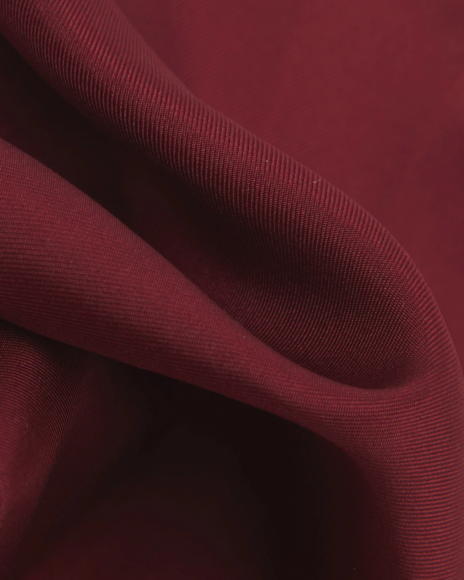 Silk Pocket Square - Solid | Wine - Image 3
